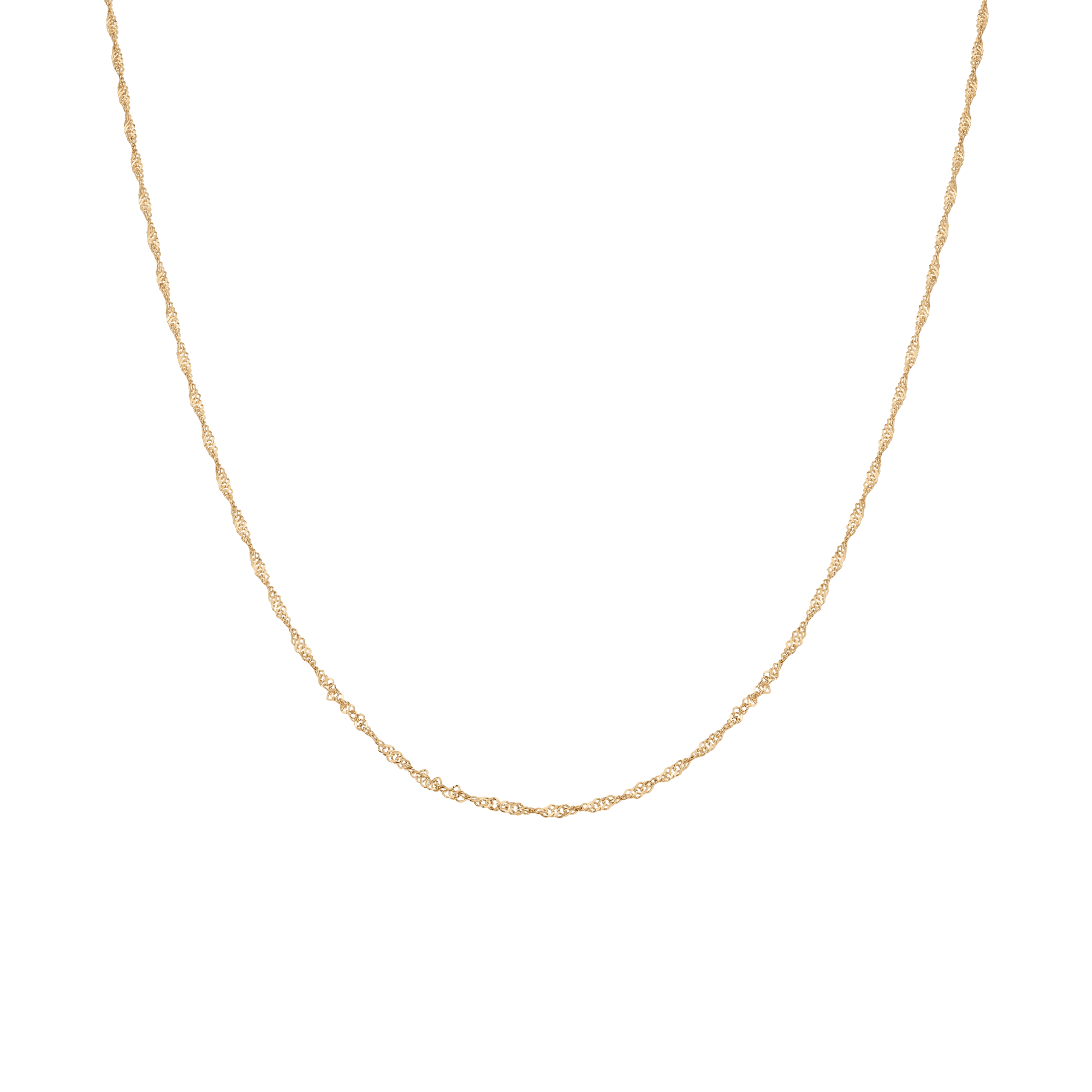 Singapore chain 36cm 18K gold - Image 2
