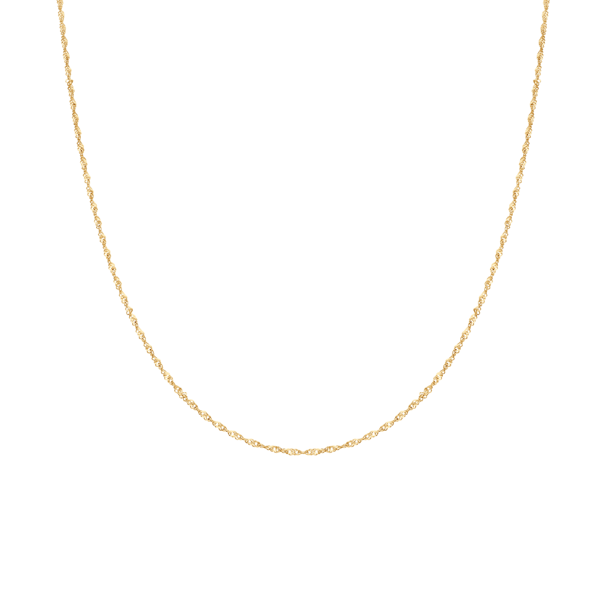 Singapore chain 38cm 18K gold - Image 2