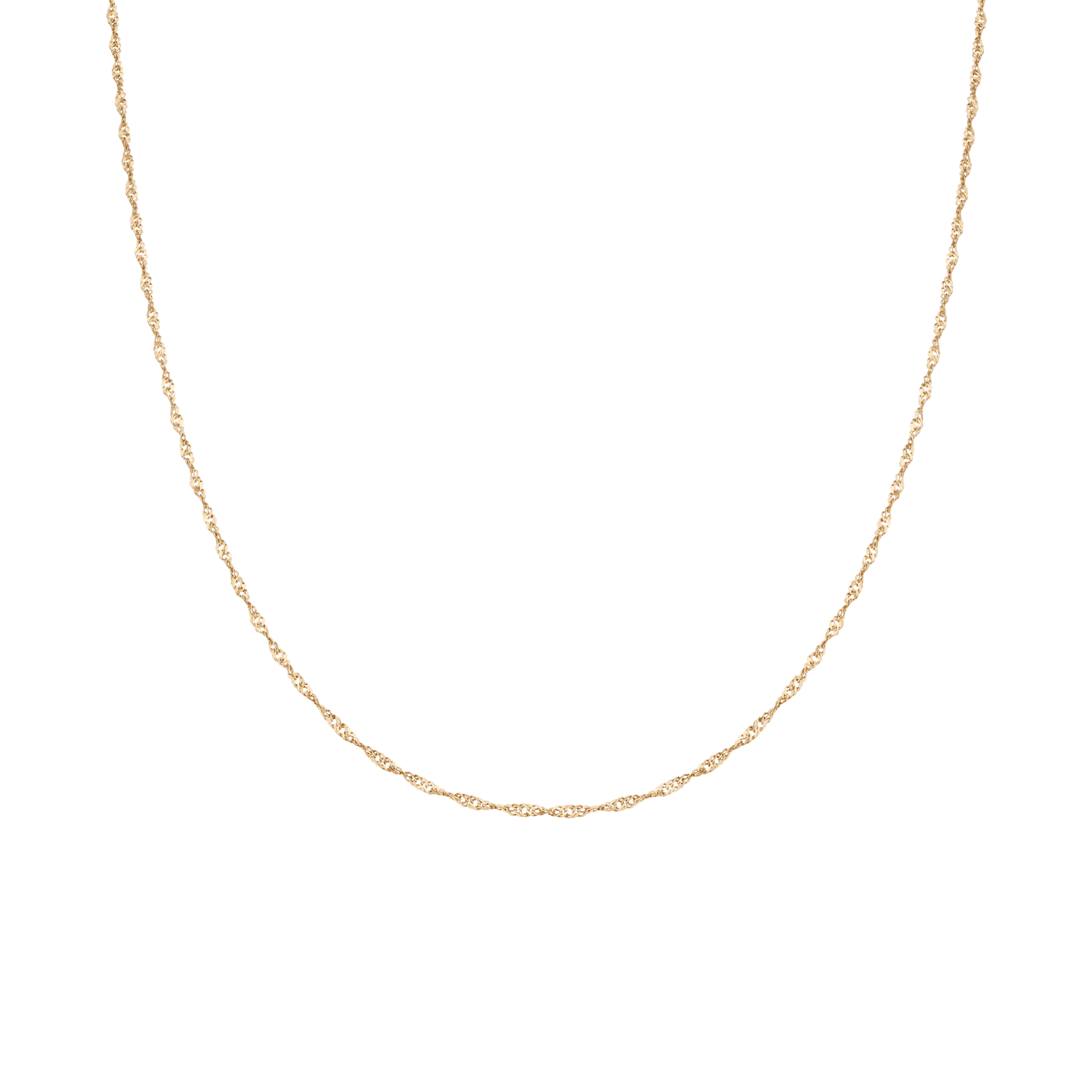 Singapore chain 38cm 18K gold - Image 2