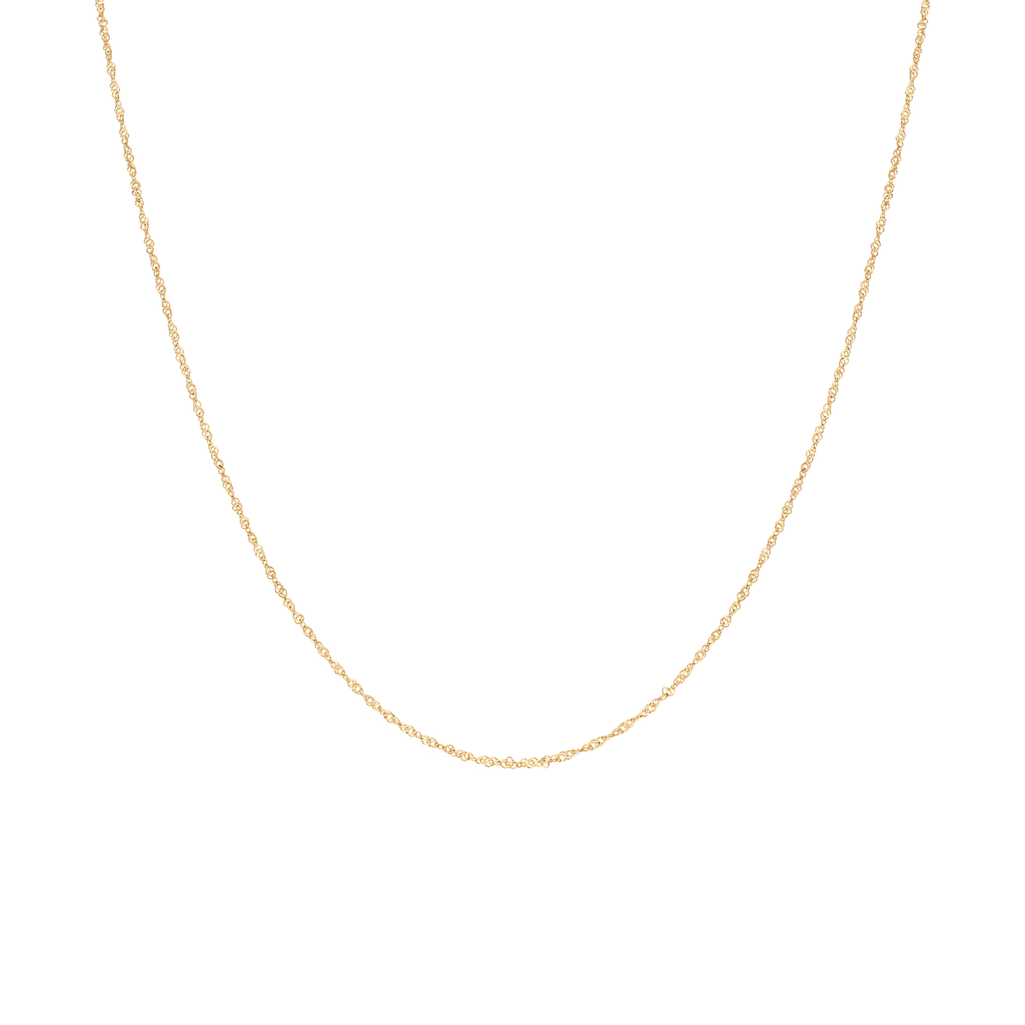 Singapore chain 42cm 18K gold - Image 2