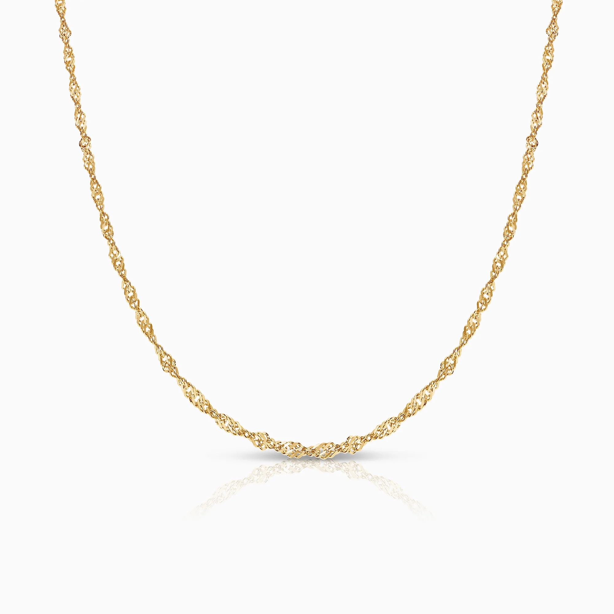 Singapore chain 4.57g 18K gold