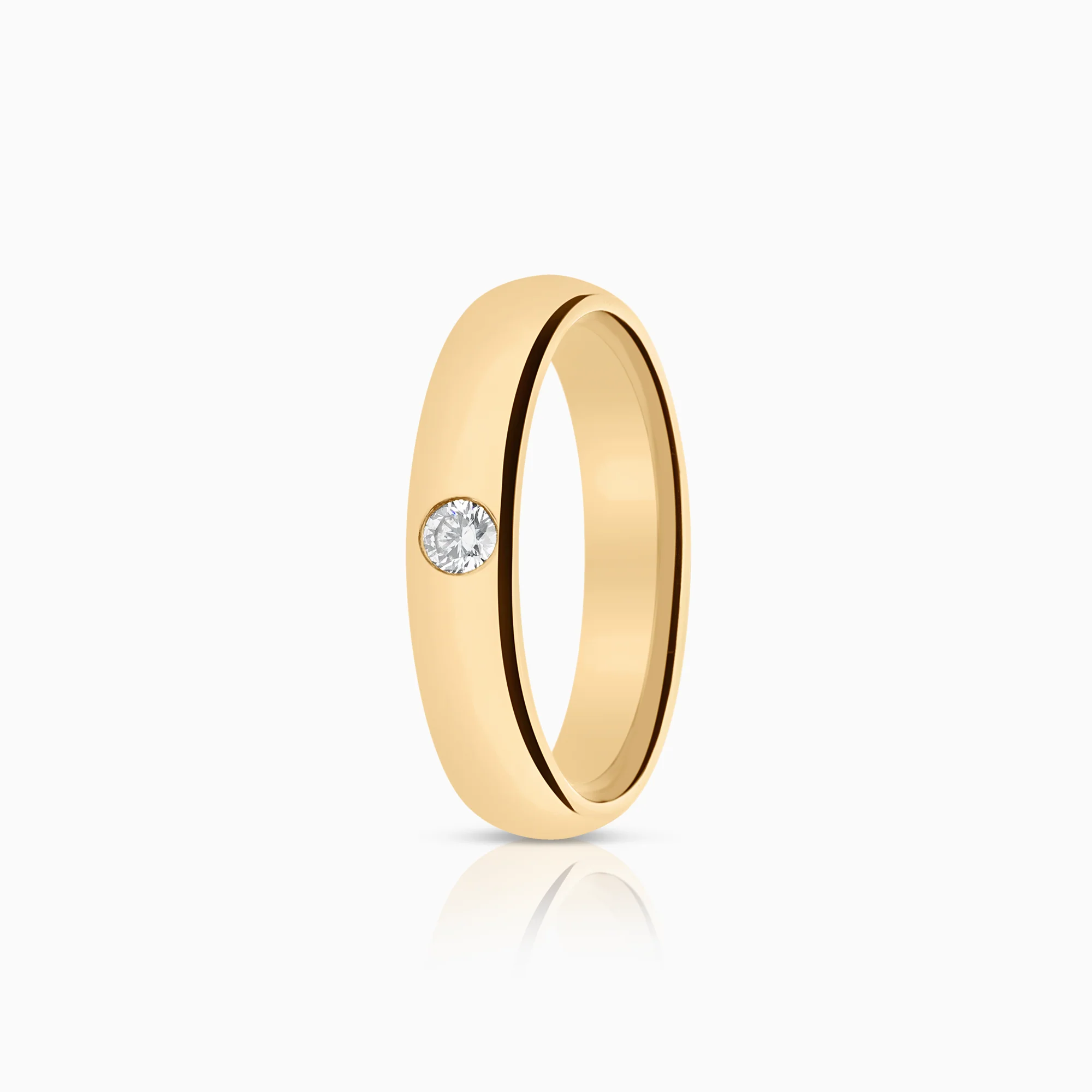 Diamond ring 0.07ct 18K gold
