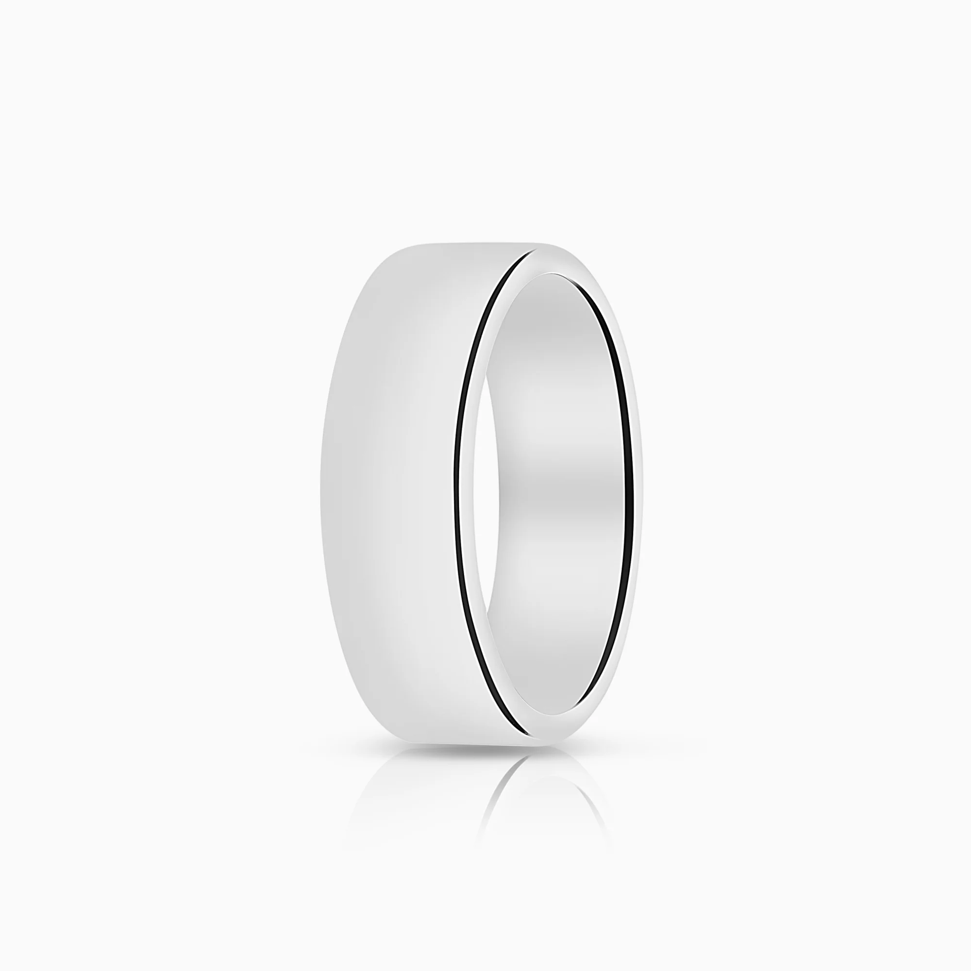 Plain ring Schalins 12.26g 18K white gold