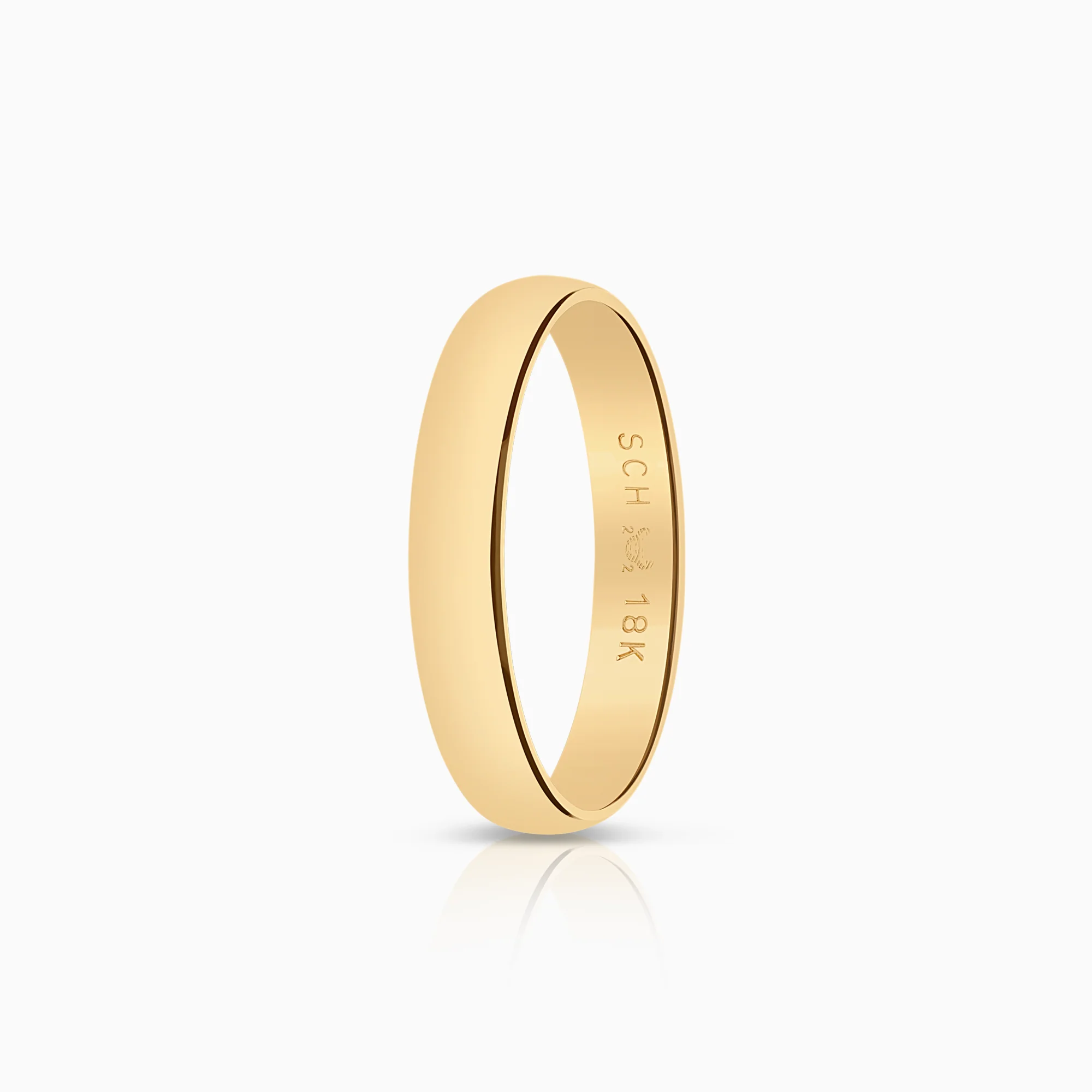 Plain ring 2.38g 18K gold.