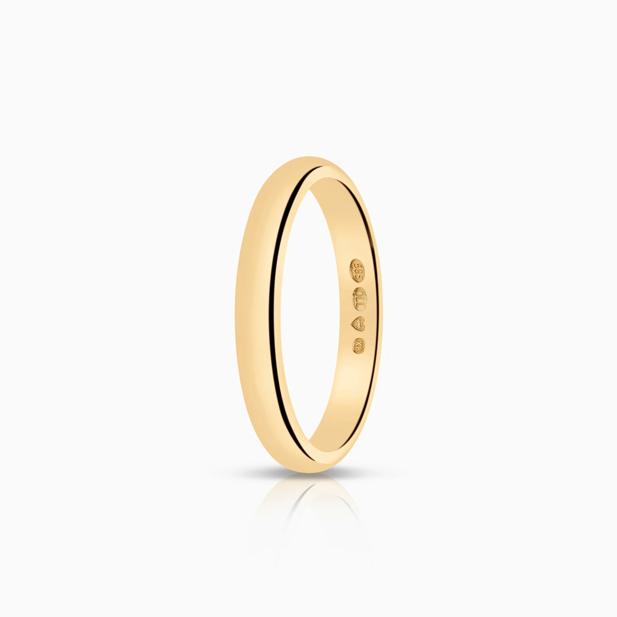Plain ring 2.42g 14K gold