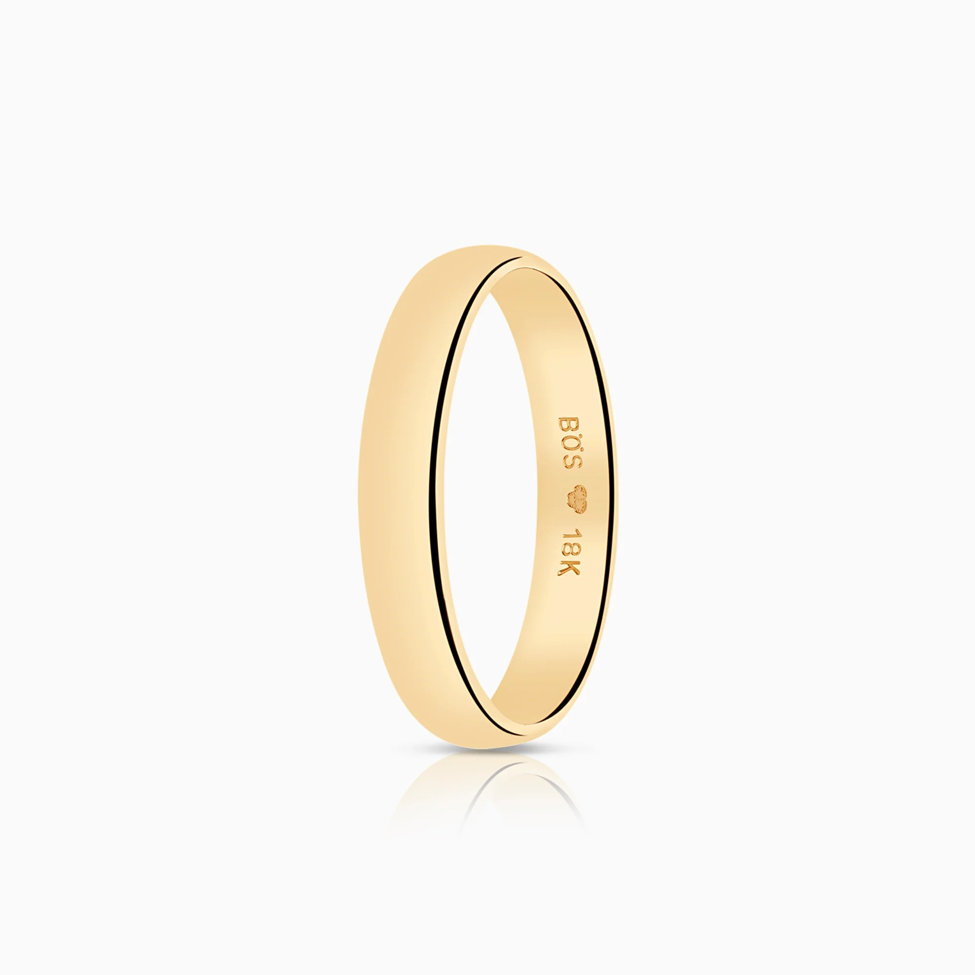 Plain ring 2.52g 18K gold