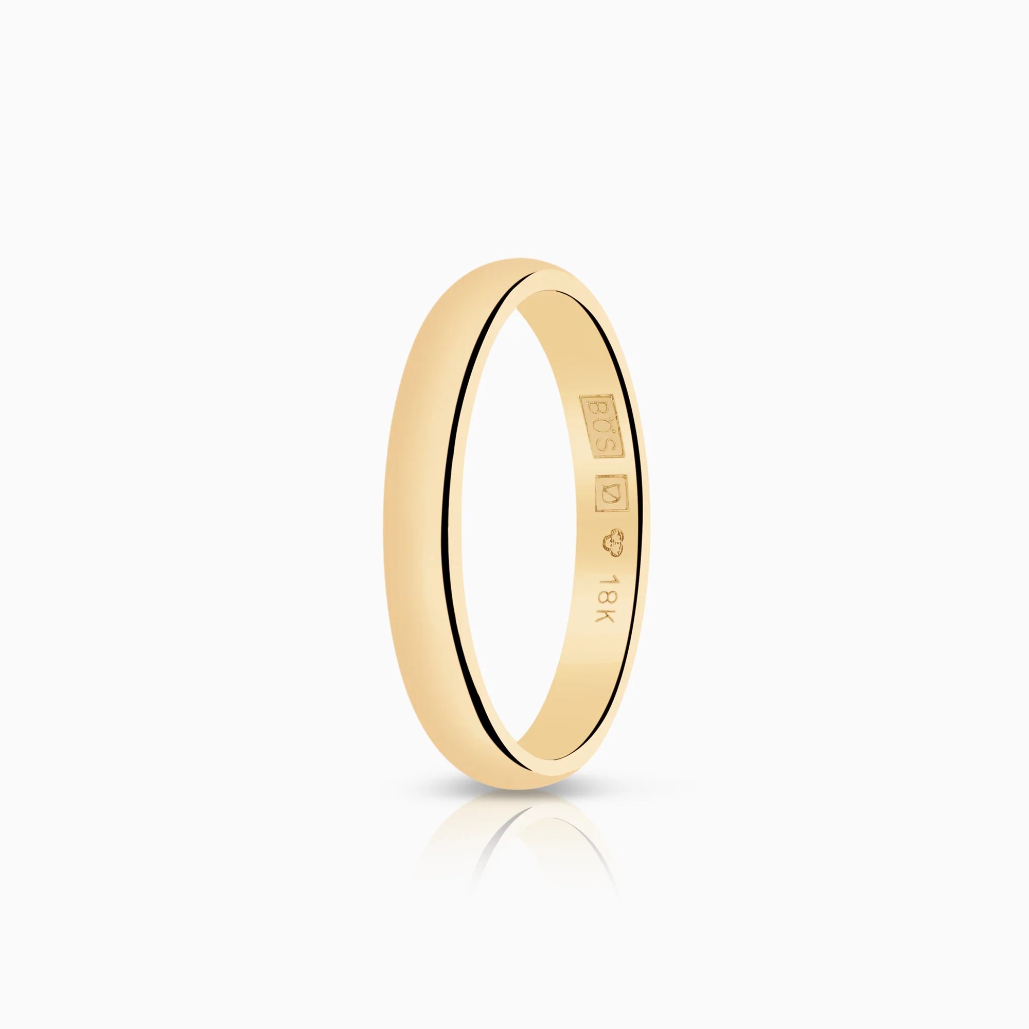 Plain ring 2.73g 18K gold