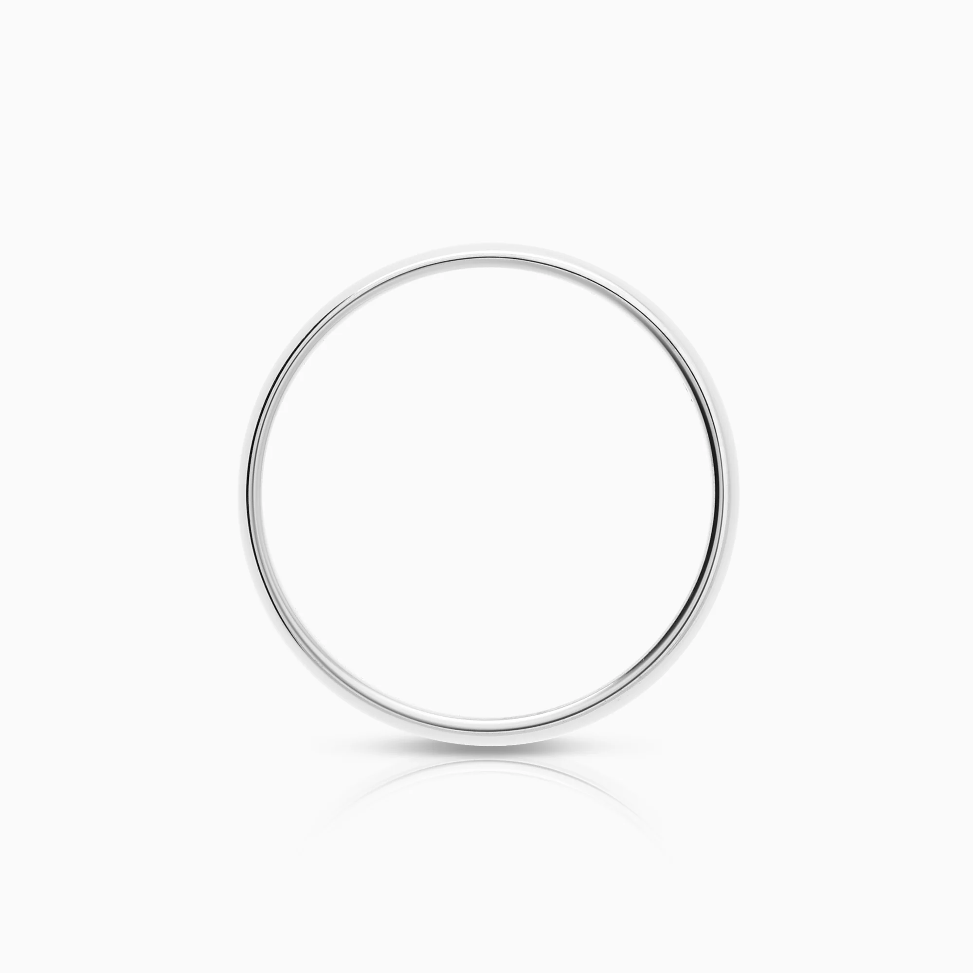 Plain ring 2.74g 18K white gold - Image 2
