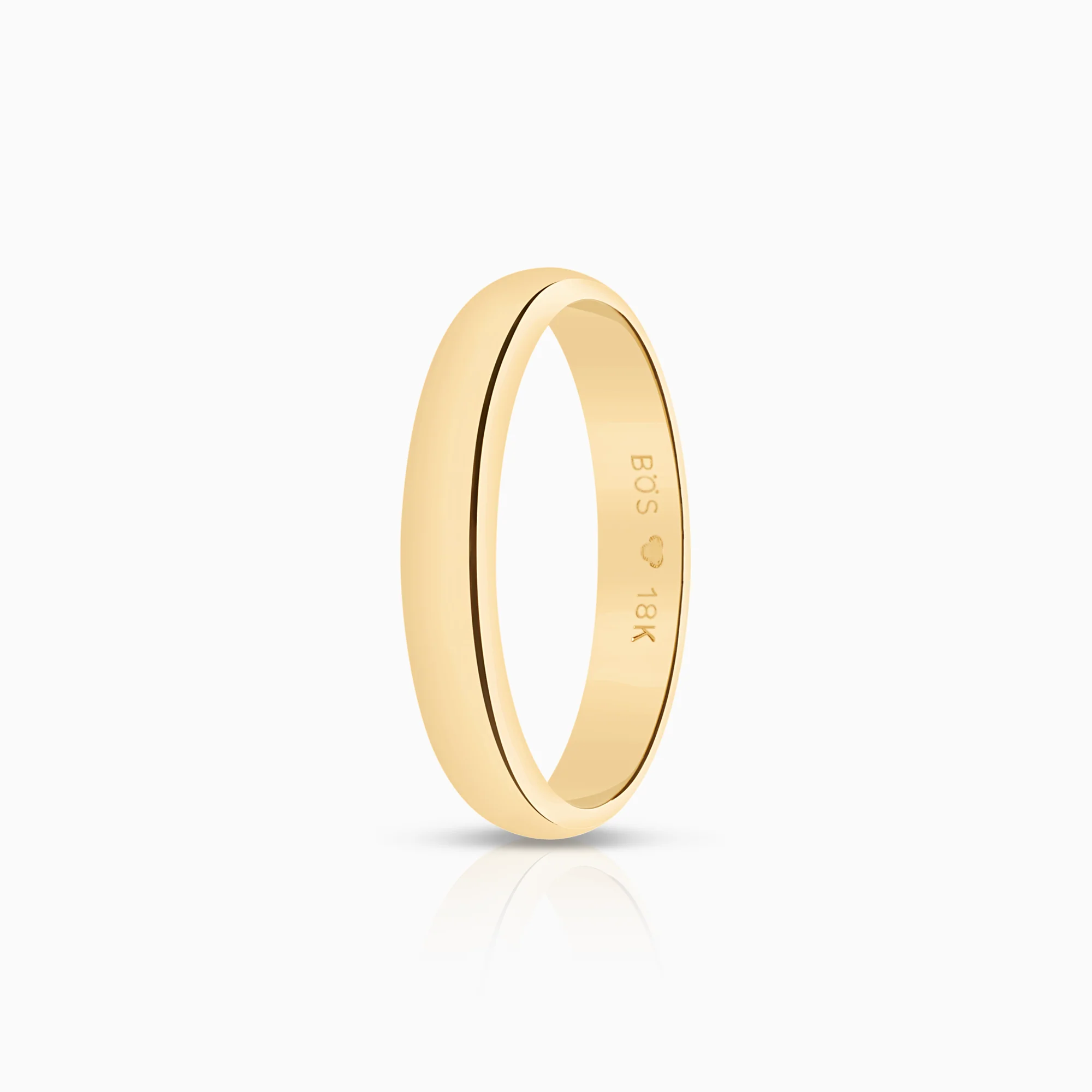Plain ring 2.83g 18K gold
