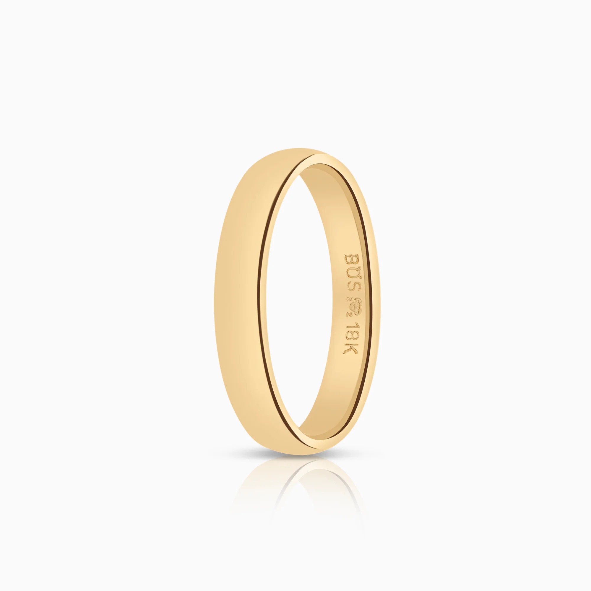 Plain ring 3.09g 18K gold