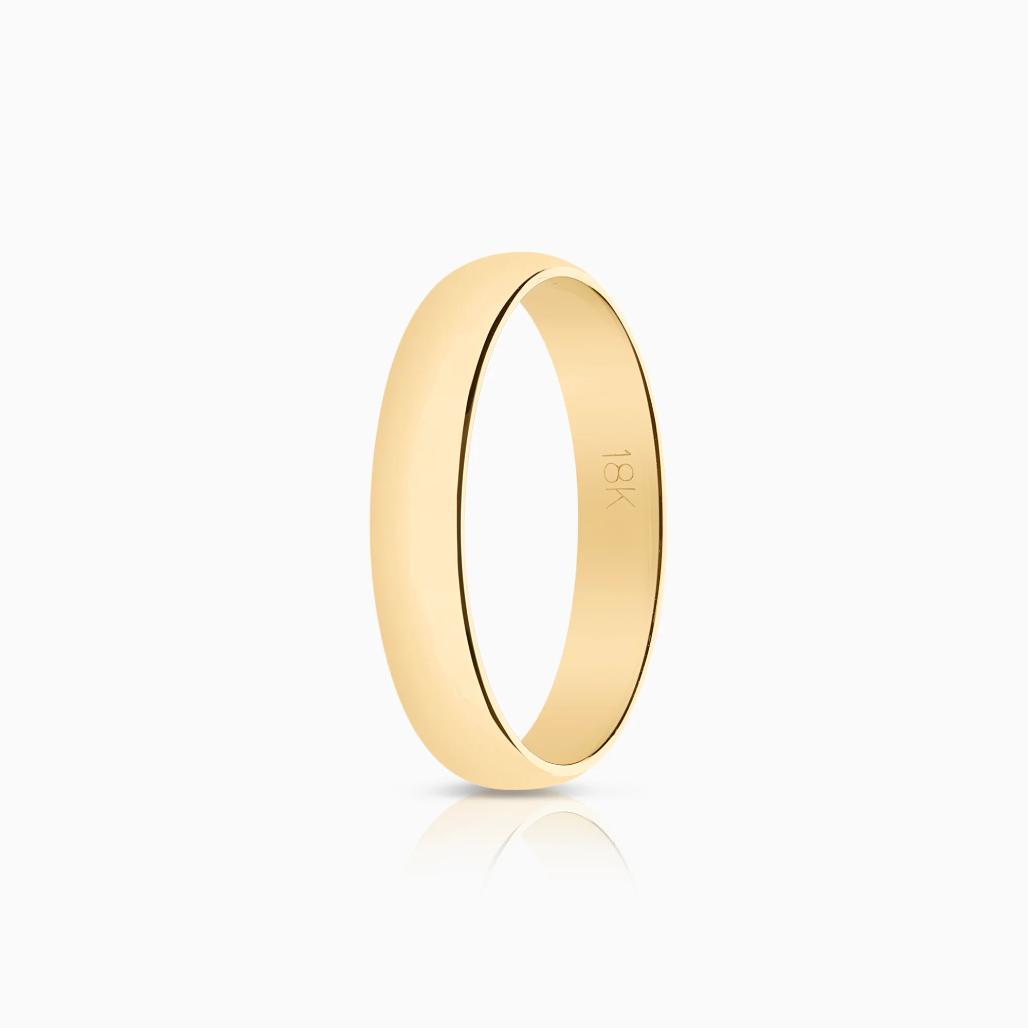 Plain ring 3.17g 18K gold