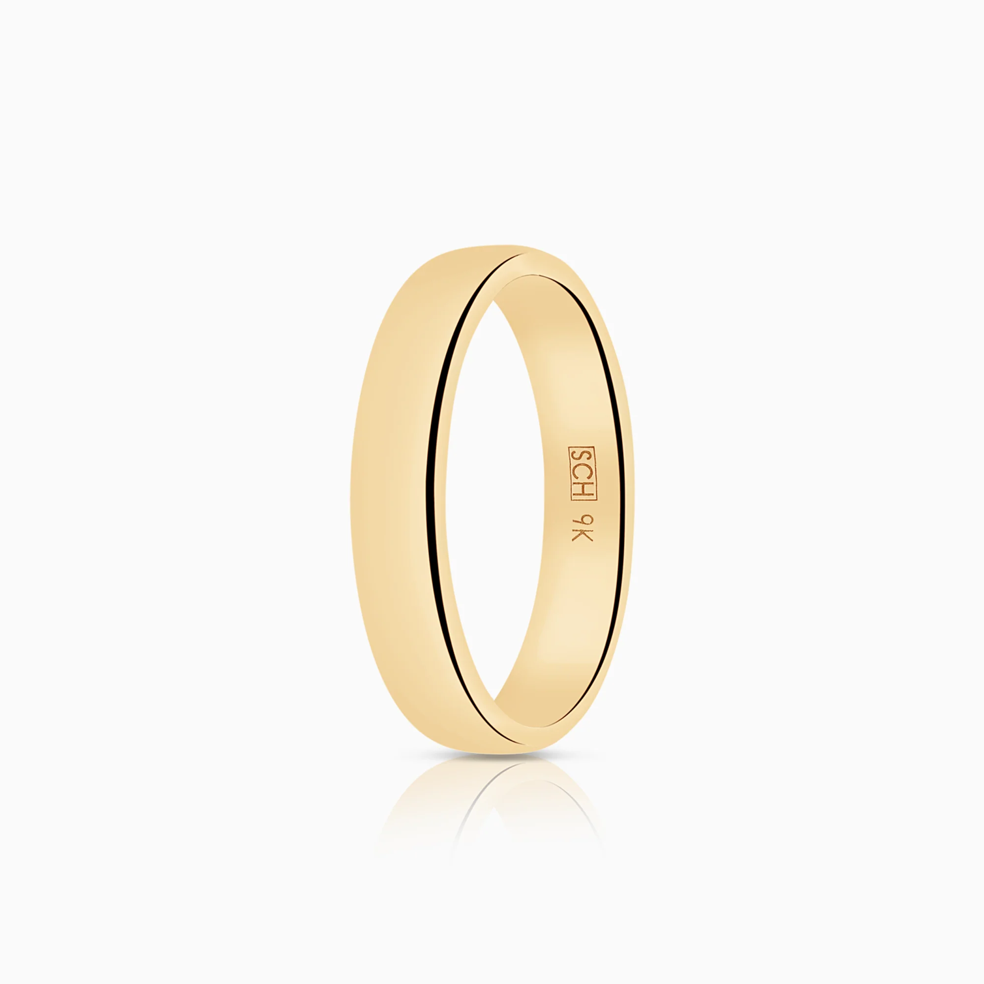 Plain ring 3.21g 9K gold