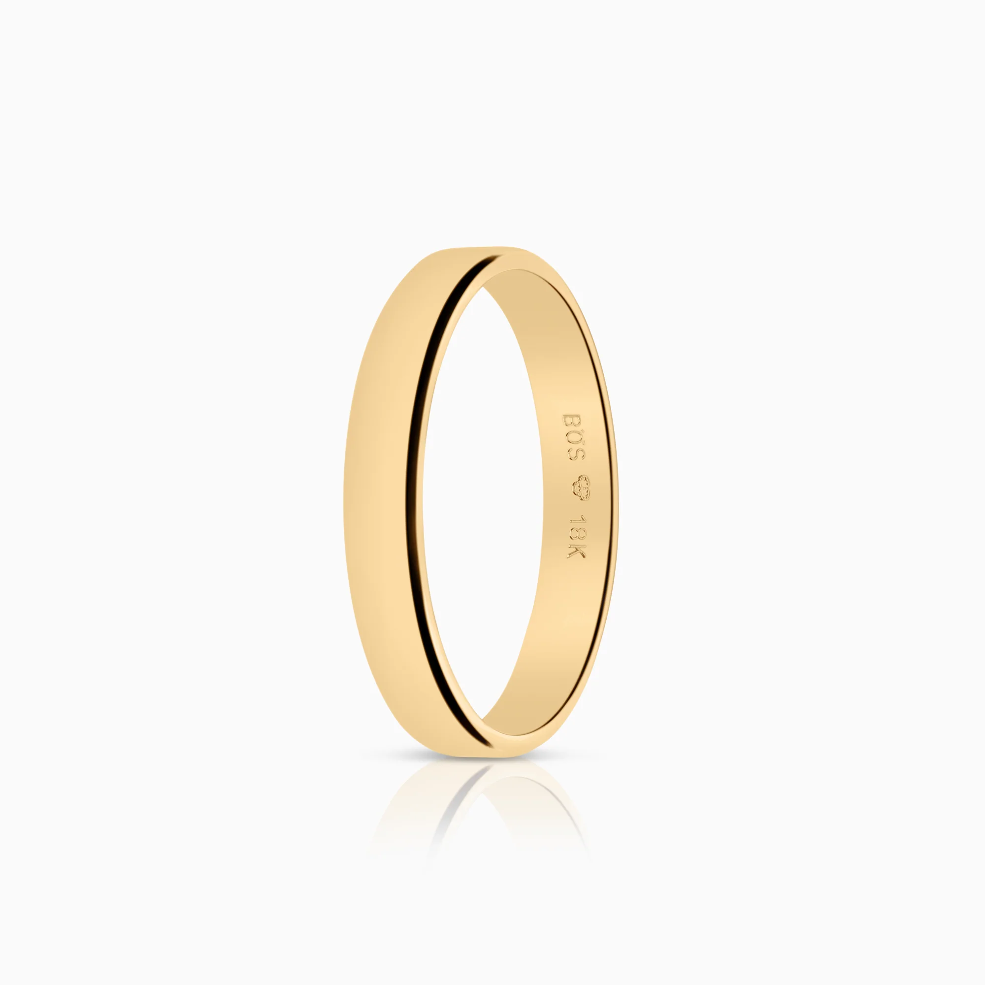 Plain ring 2.89g 18K gold