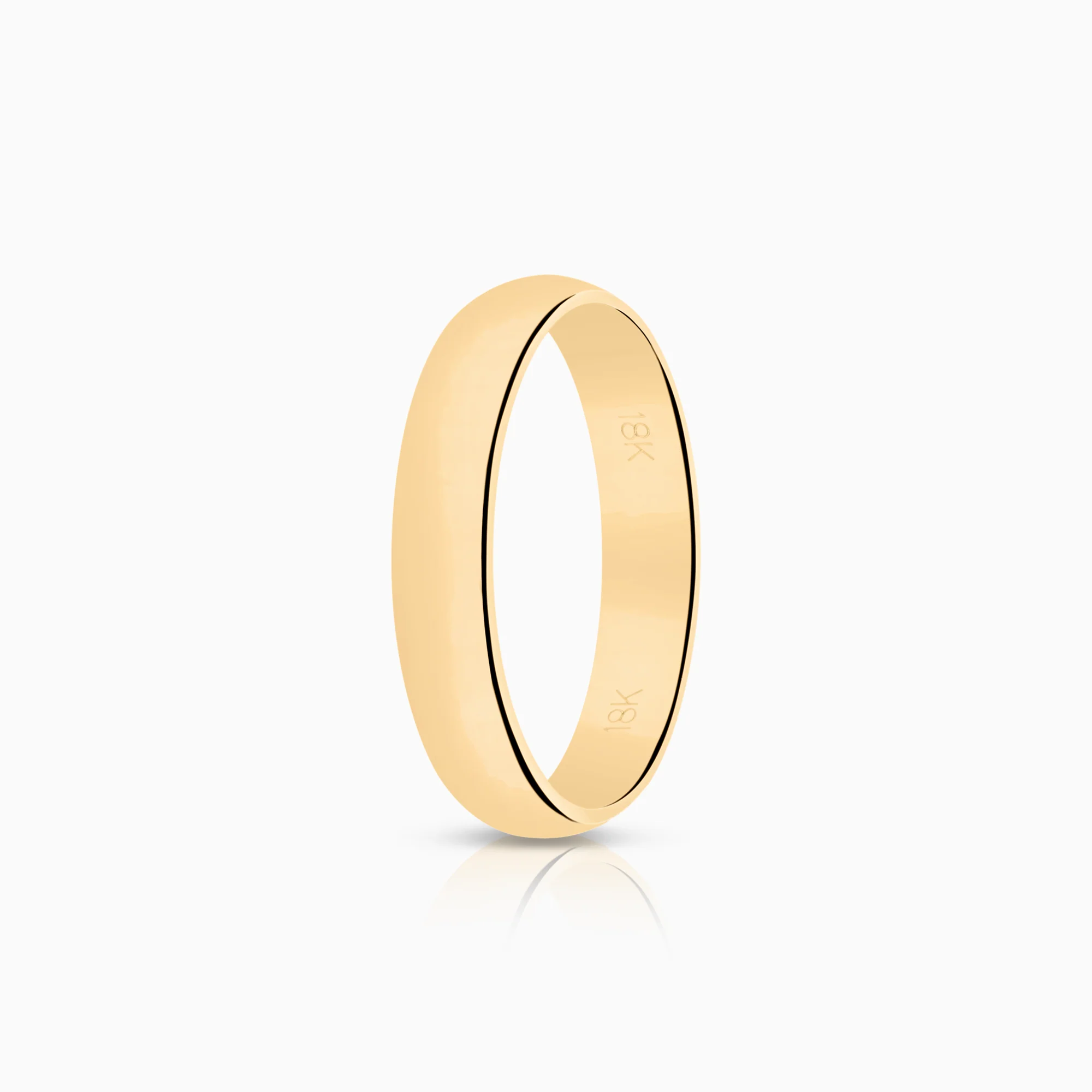 Plain ring 3.34g 18K gold
