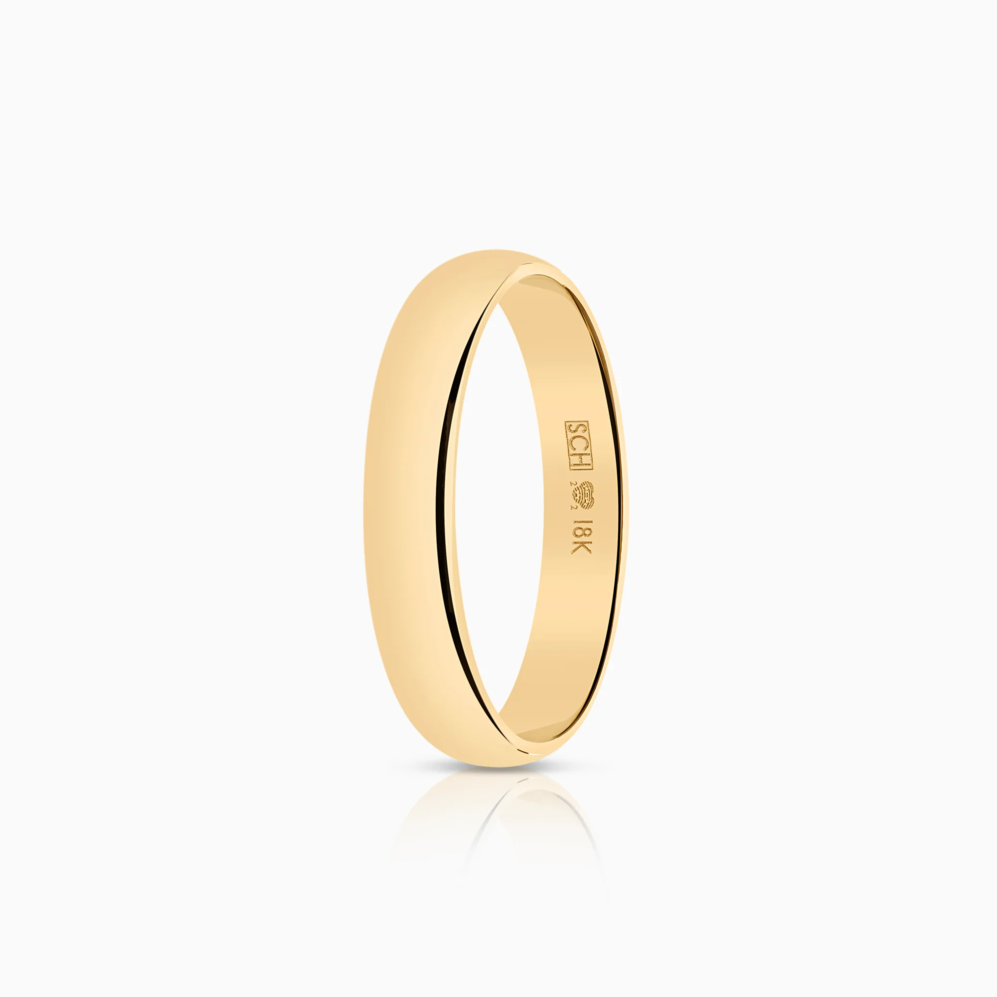 Plain ring 3.45g 18K gold