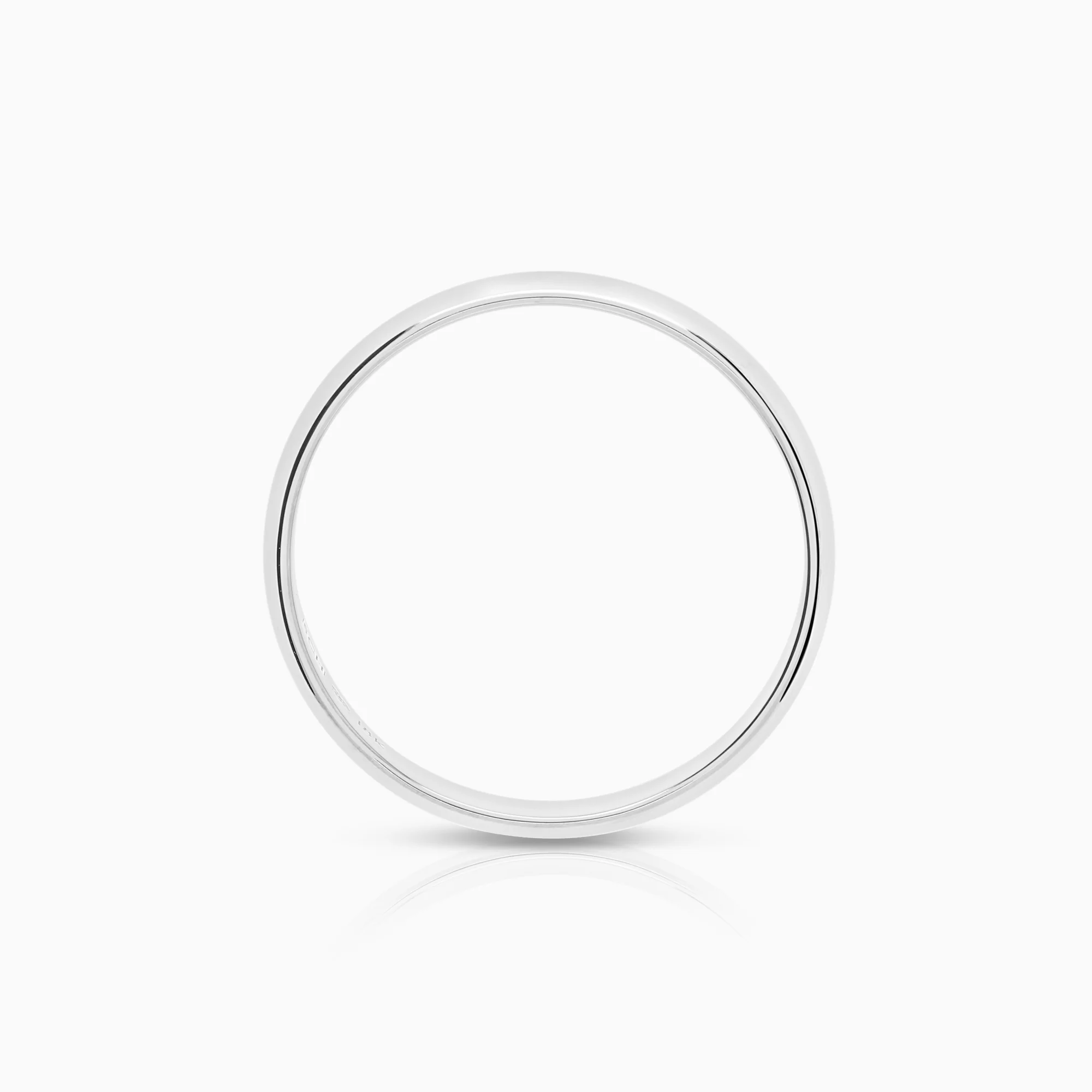 Plain ring 3.47g 18K white gold - Image 2