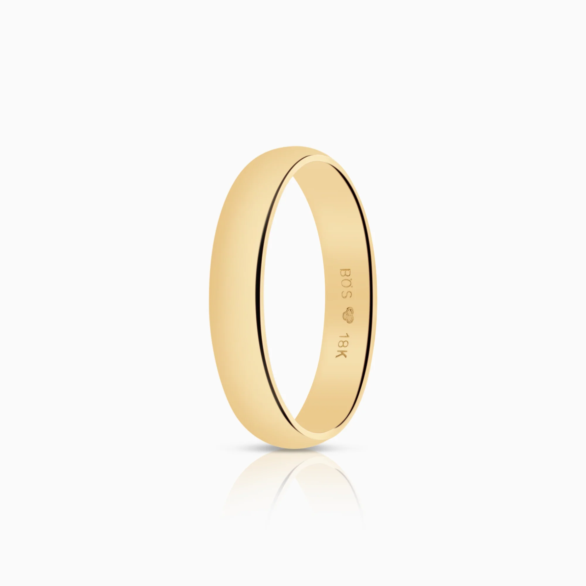 Plain ring 3.55g 18K gold