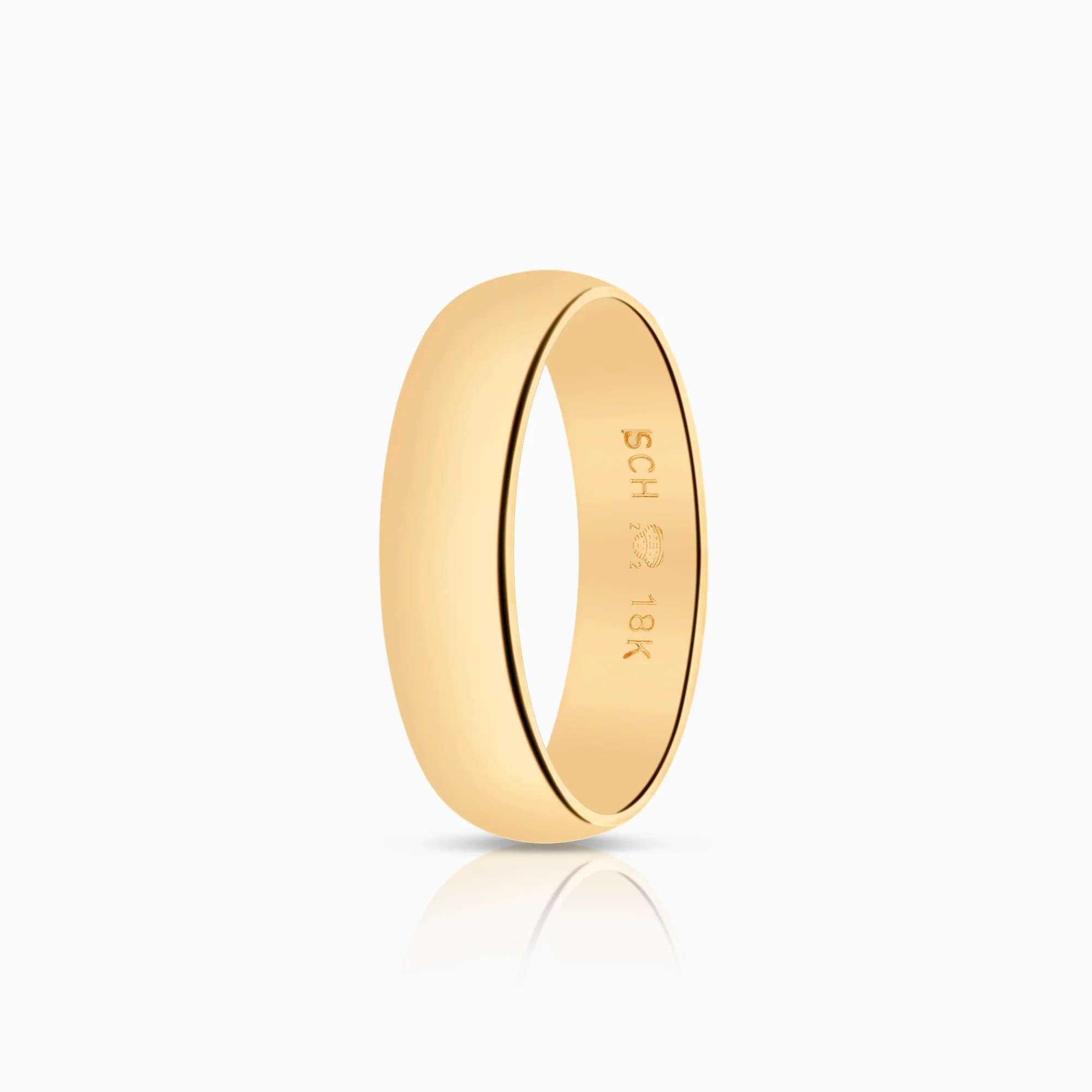 Plain ring Schalins 3.57g 18K gold