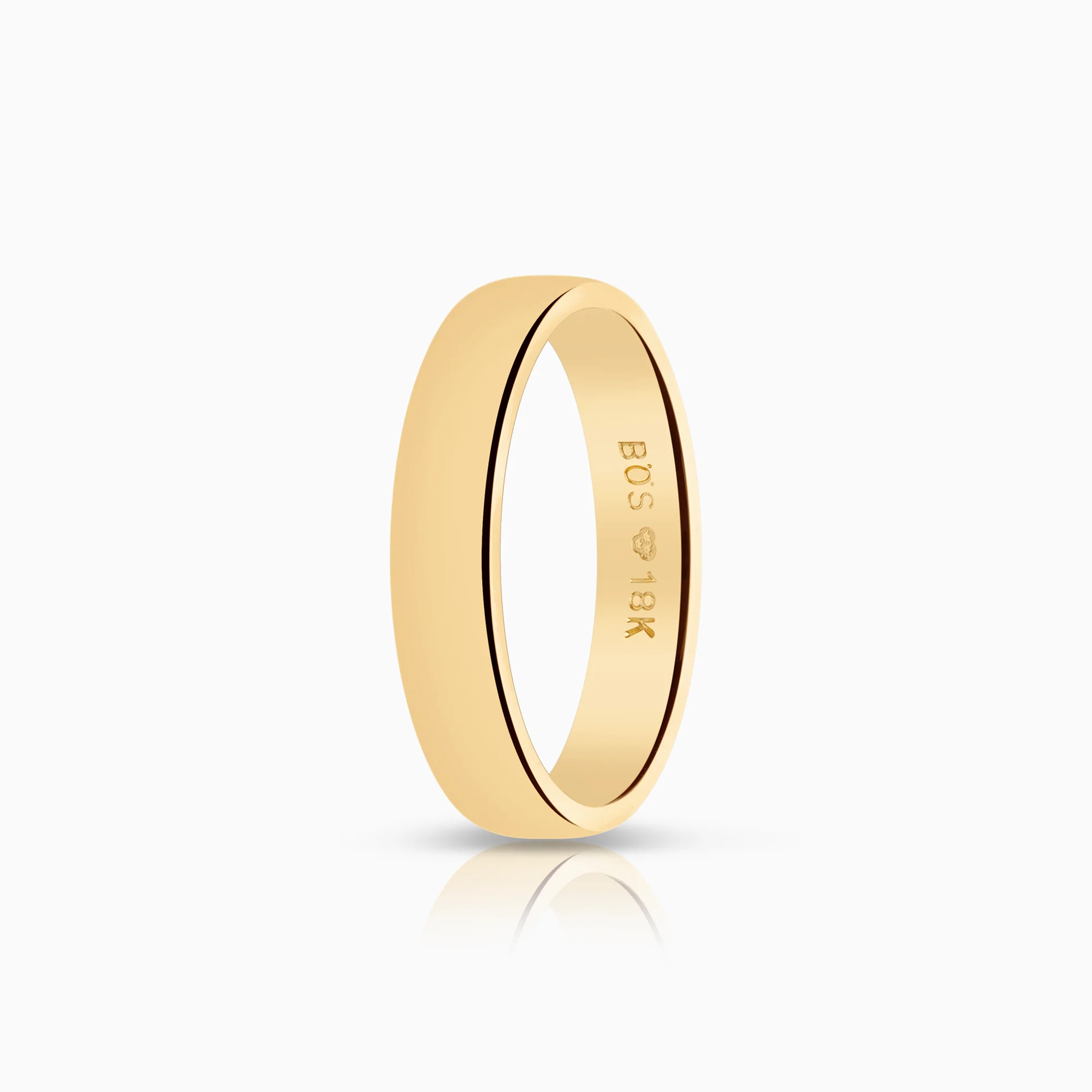 Plain ring 3.59g 18K gold