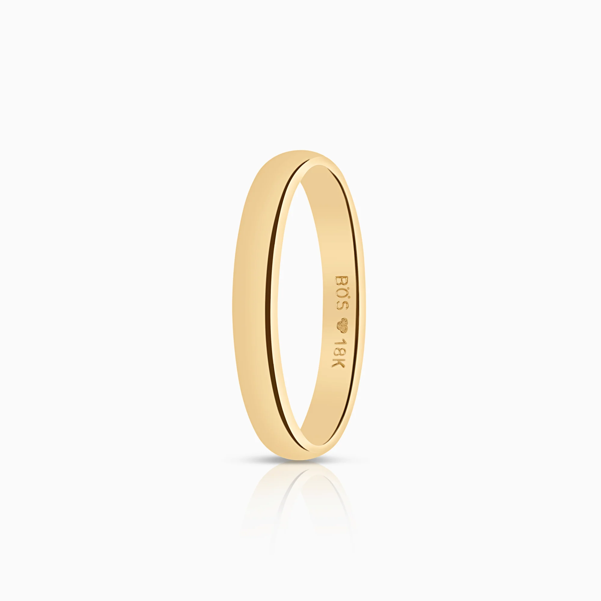 Plain ring 3.66g 18K gold