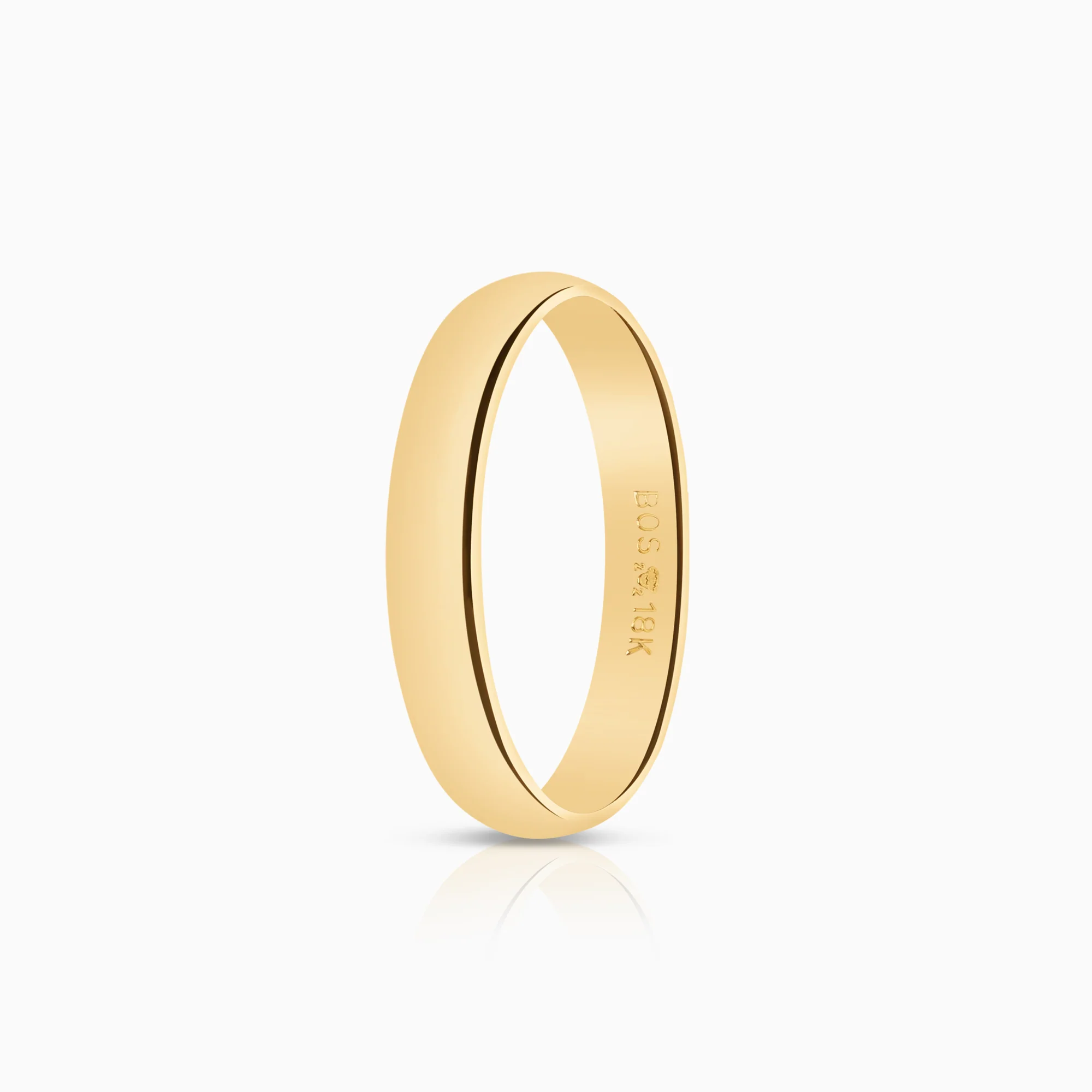 Plain ring 3.68g 18K gold