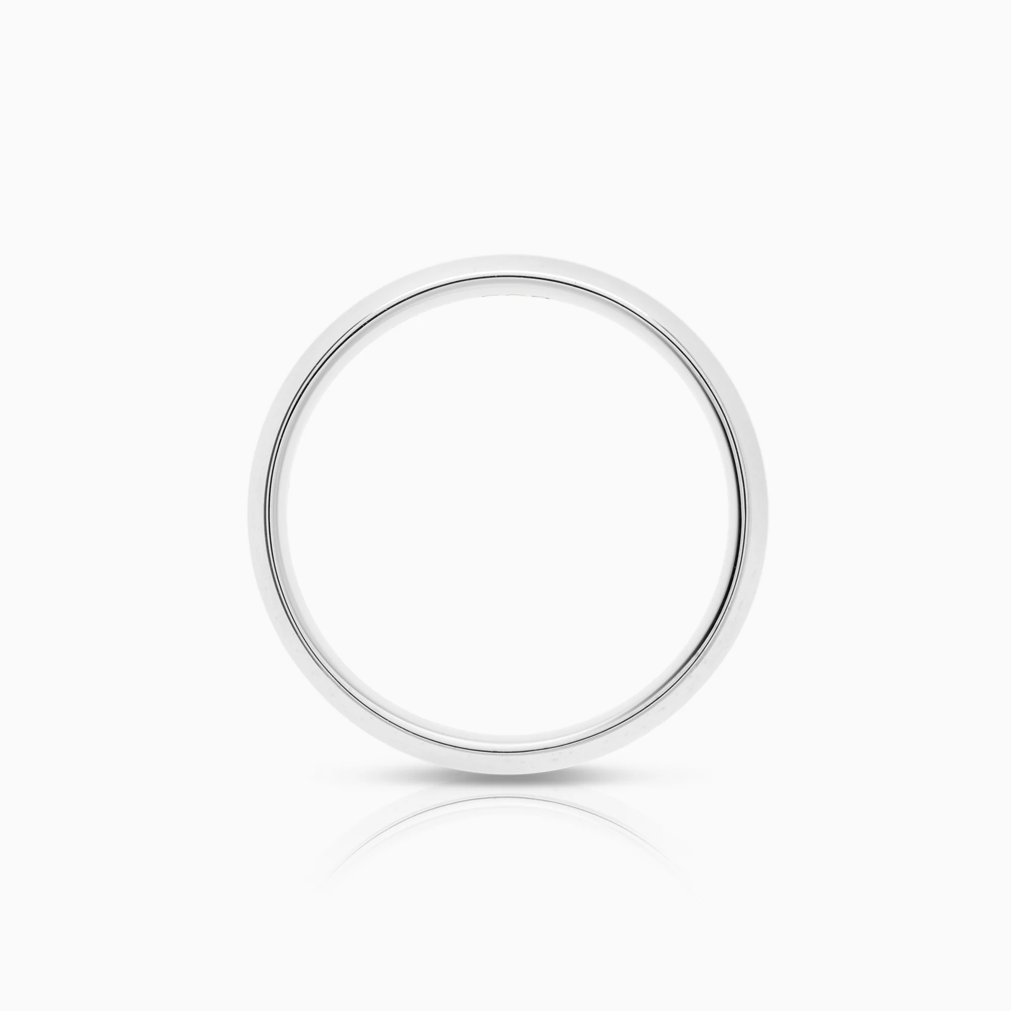 Plain ring 3.81g 18K white gold - Image 2