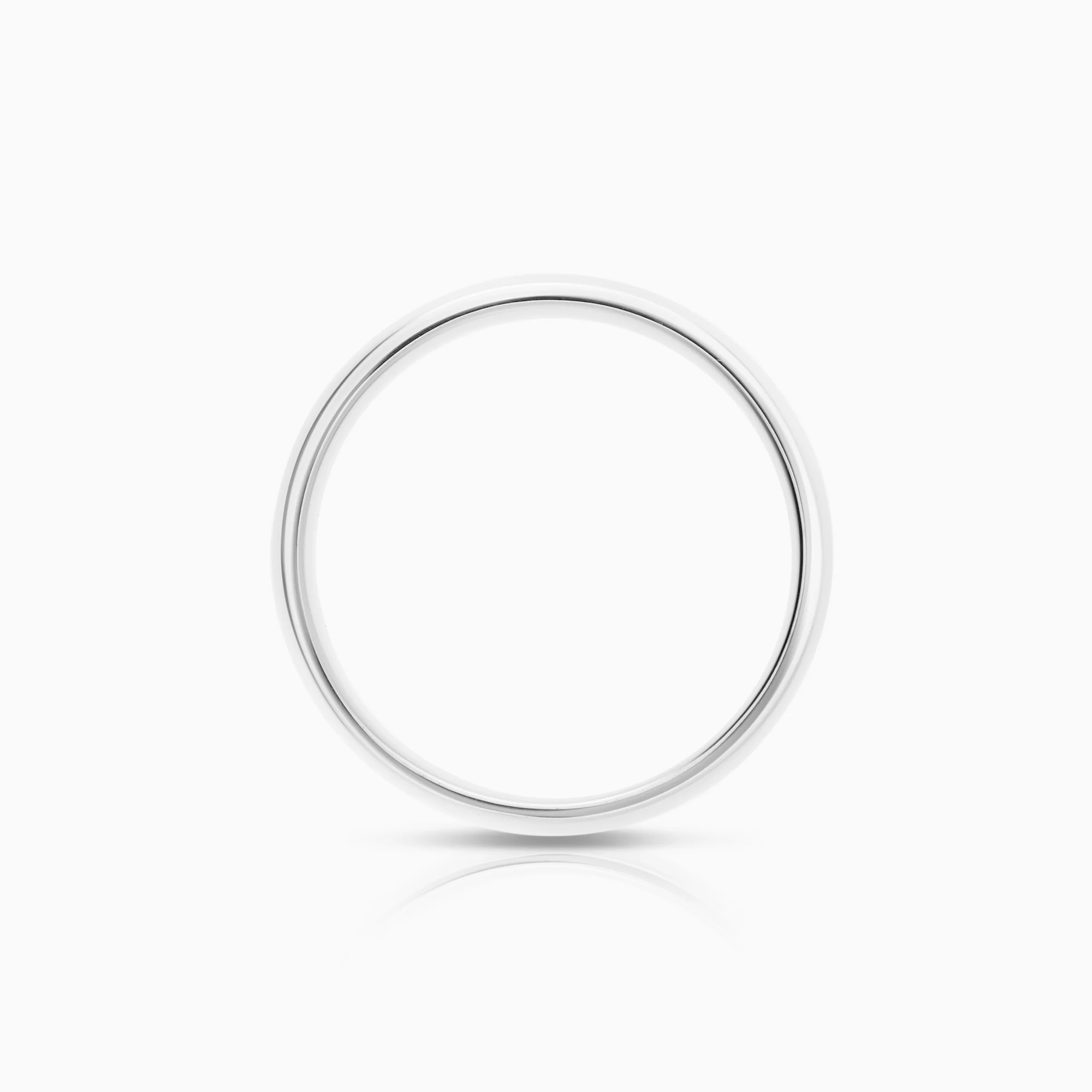 Plain ring 3.98g 18K white gold - Image 2