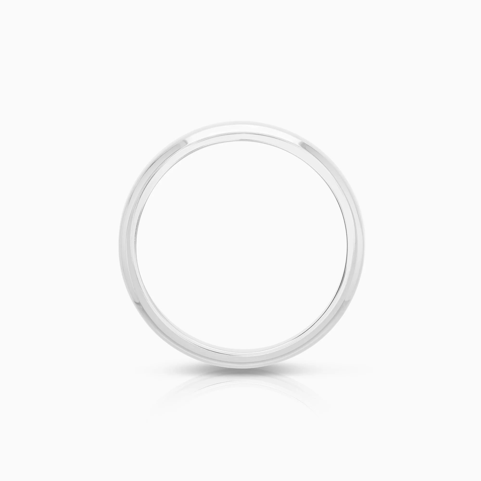 Plain ring 3.99g 18K white gold - Image 2