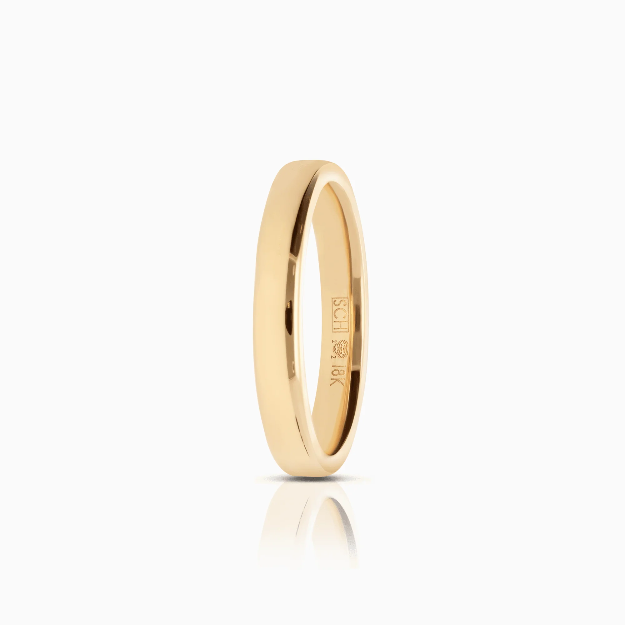 Plain ring 3.52g 18K gold