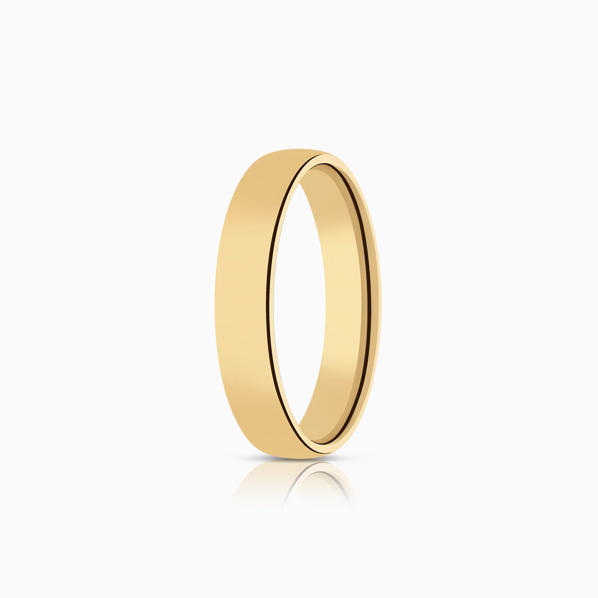 Plain ring 3.90g 18K gold