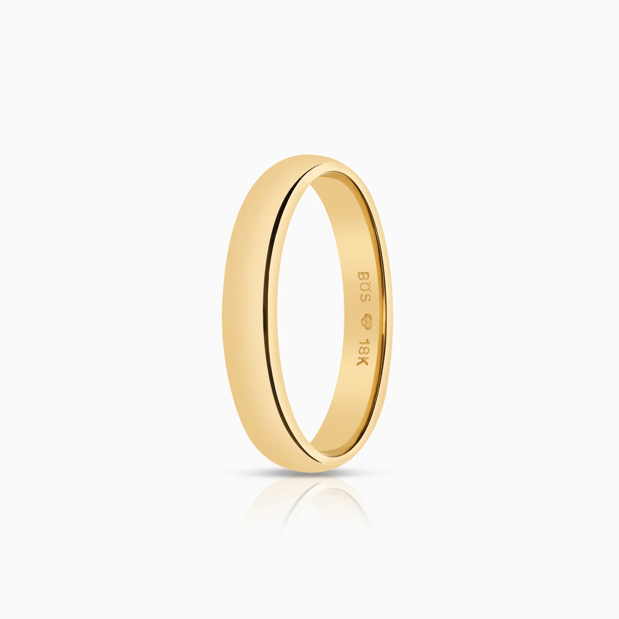 Plain ring 4.06g 18K gold