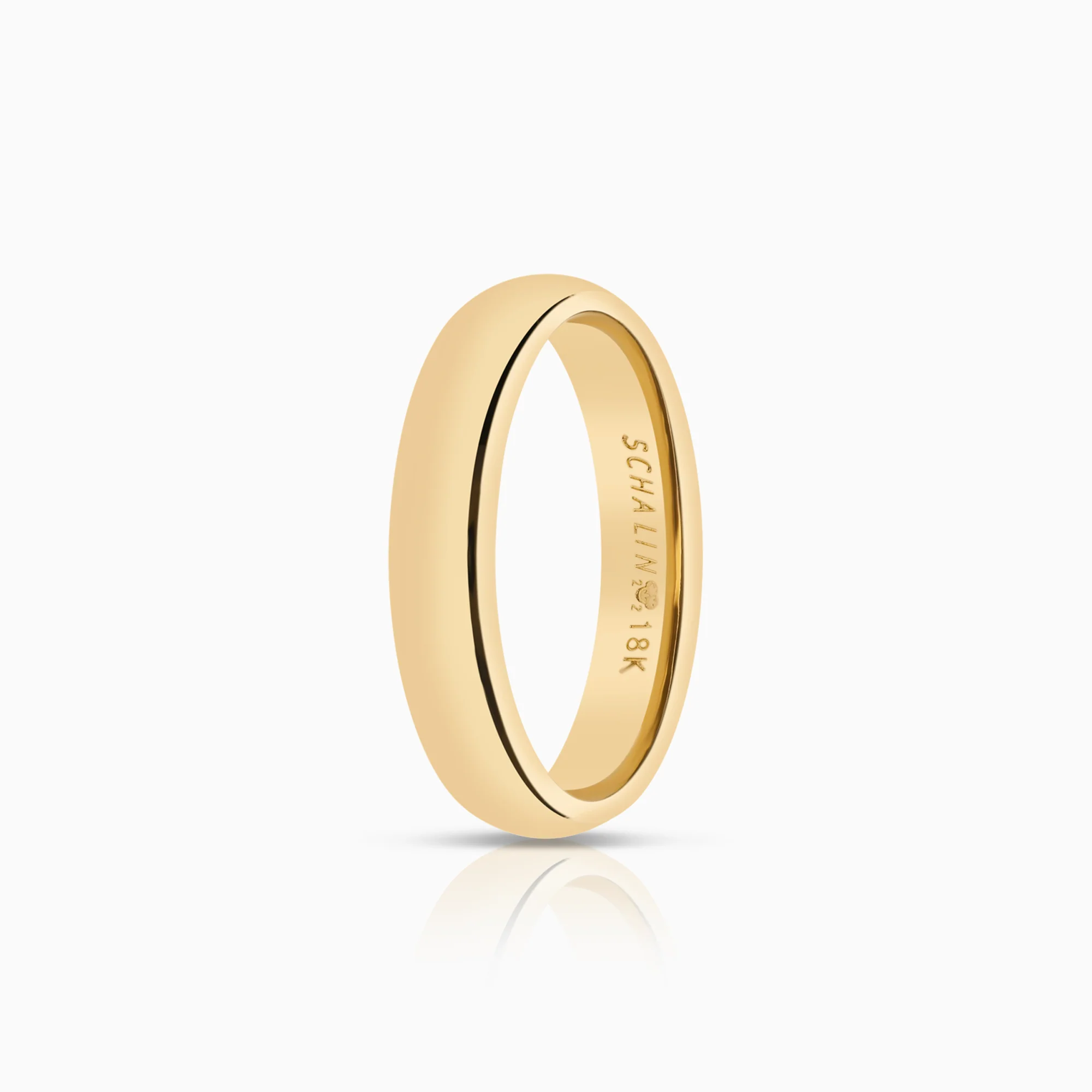 Plain ring 4.14g 18K gold