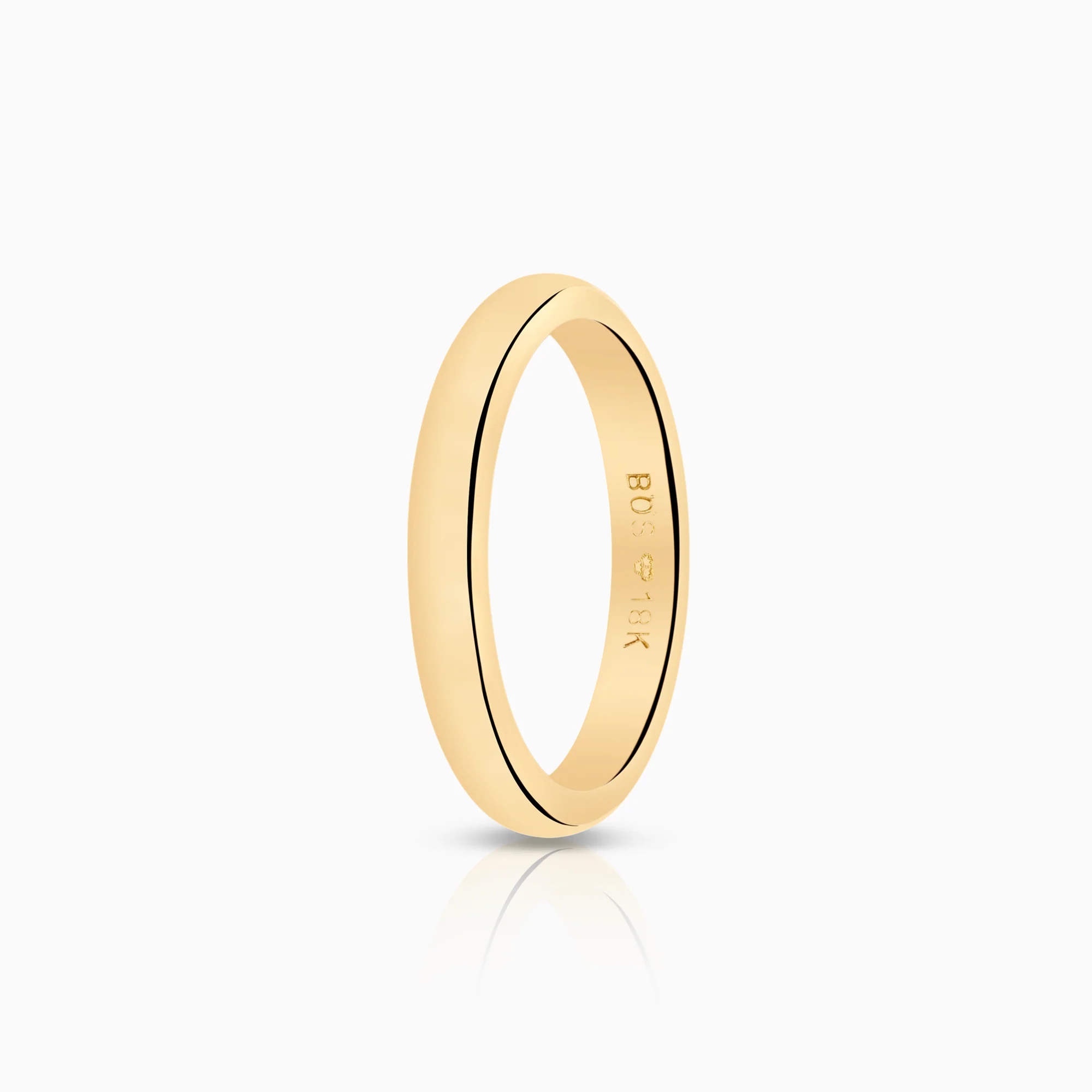 Plain ring 4.18g 18K gold