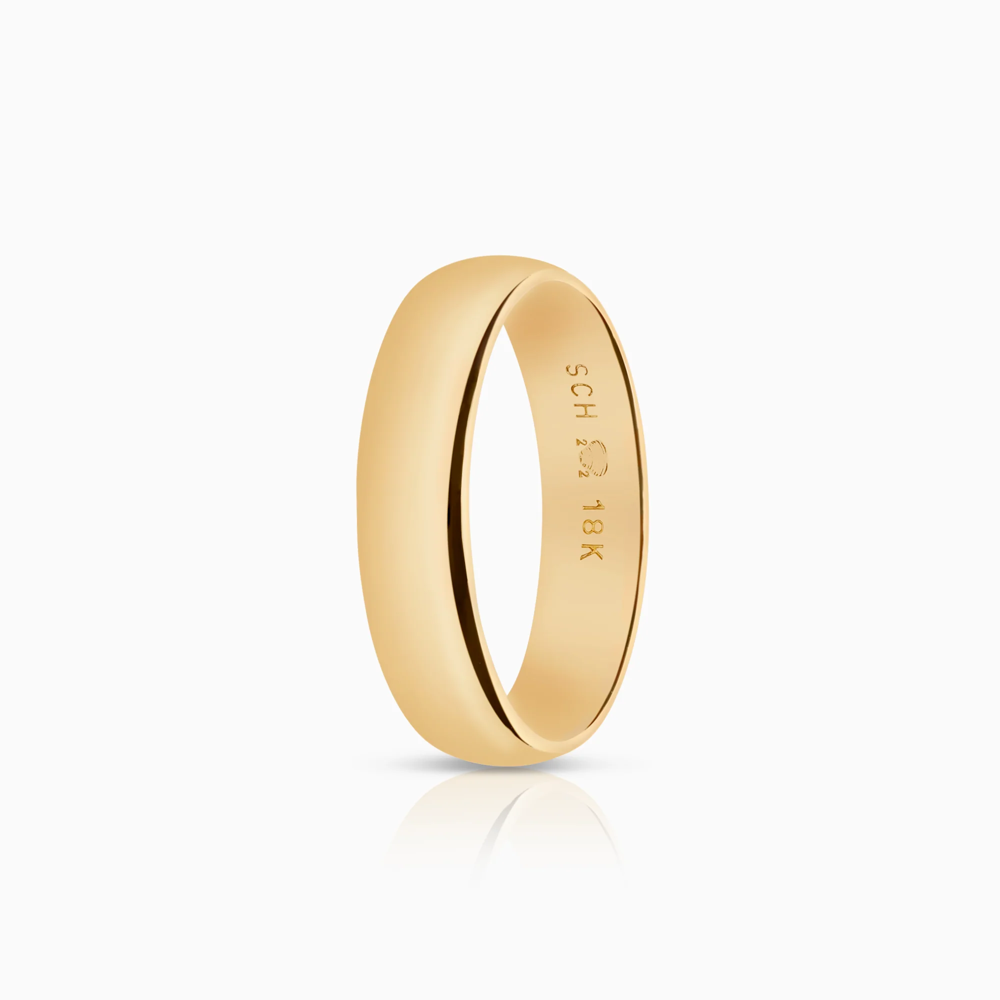 Plain ring Schalins 4.30g 18K gold