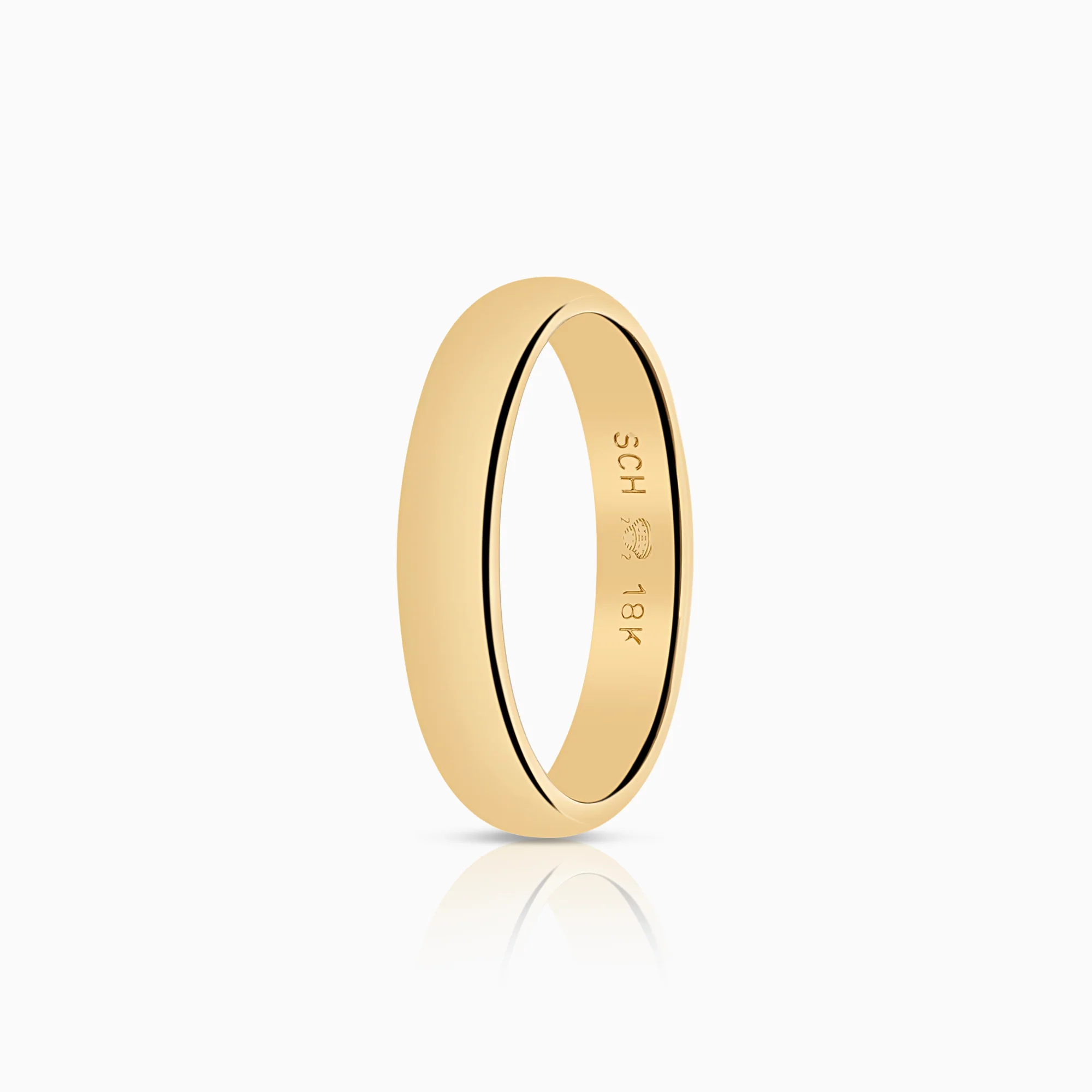Plain ring Schalins 4.36g 18K gold