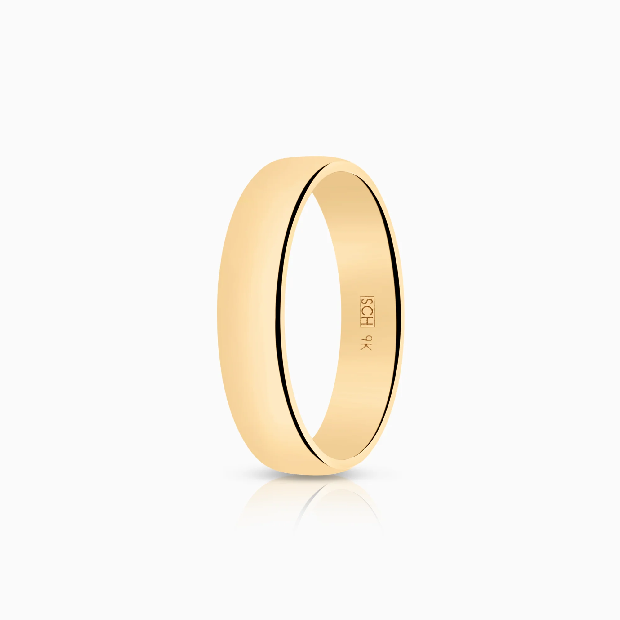 Plain ring 4.45g 9K gold