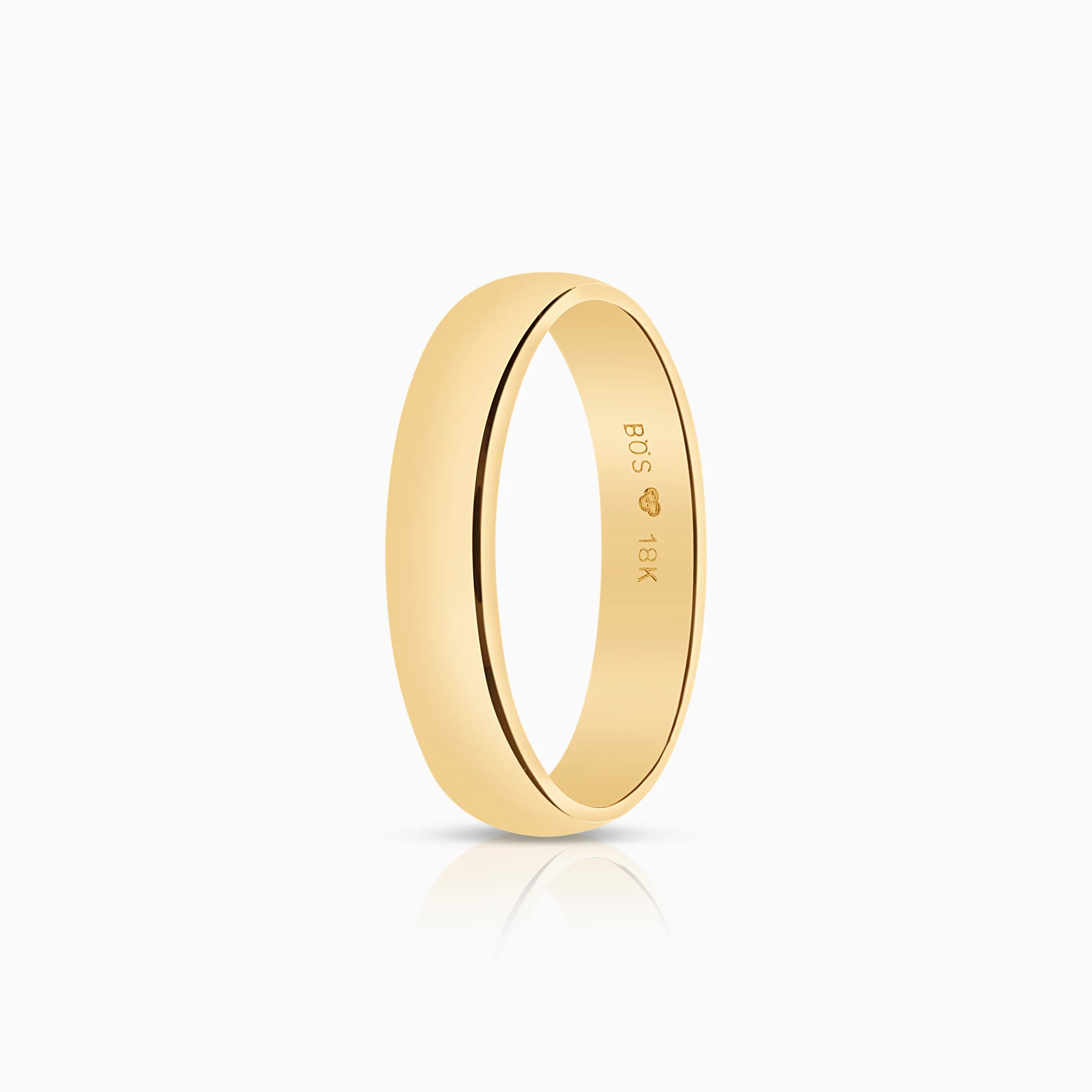 Plain ring 4.56g 18K gold