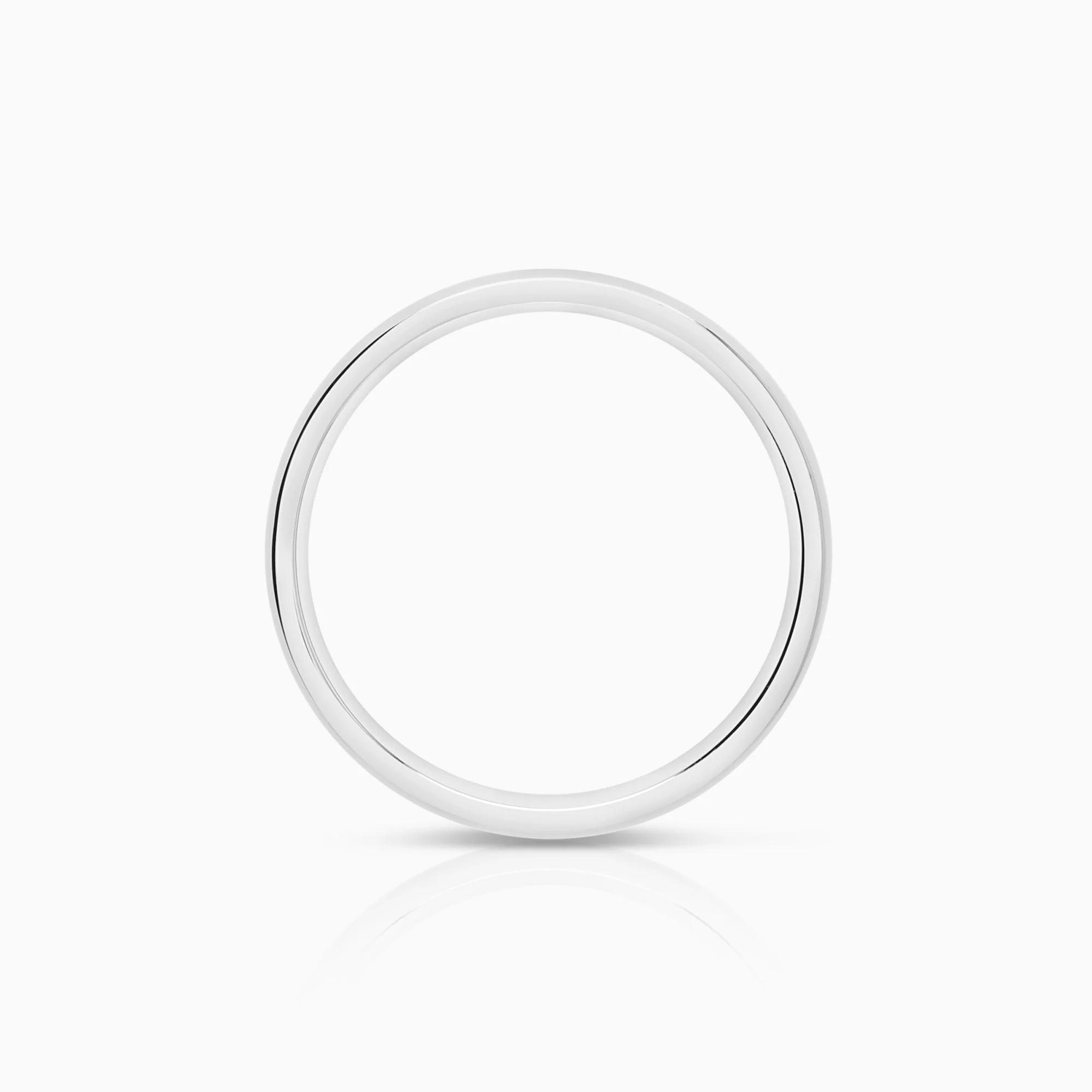 Plain ring 4.60g 18K white gold - Image 2