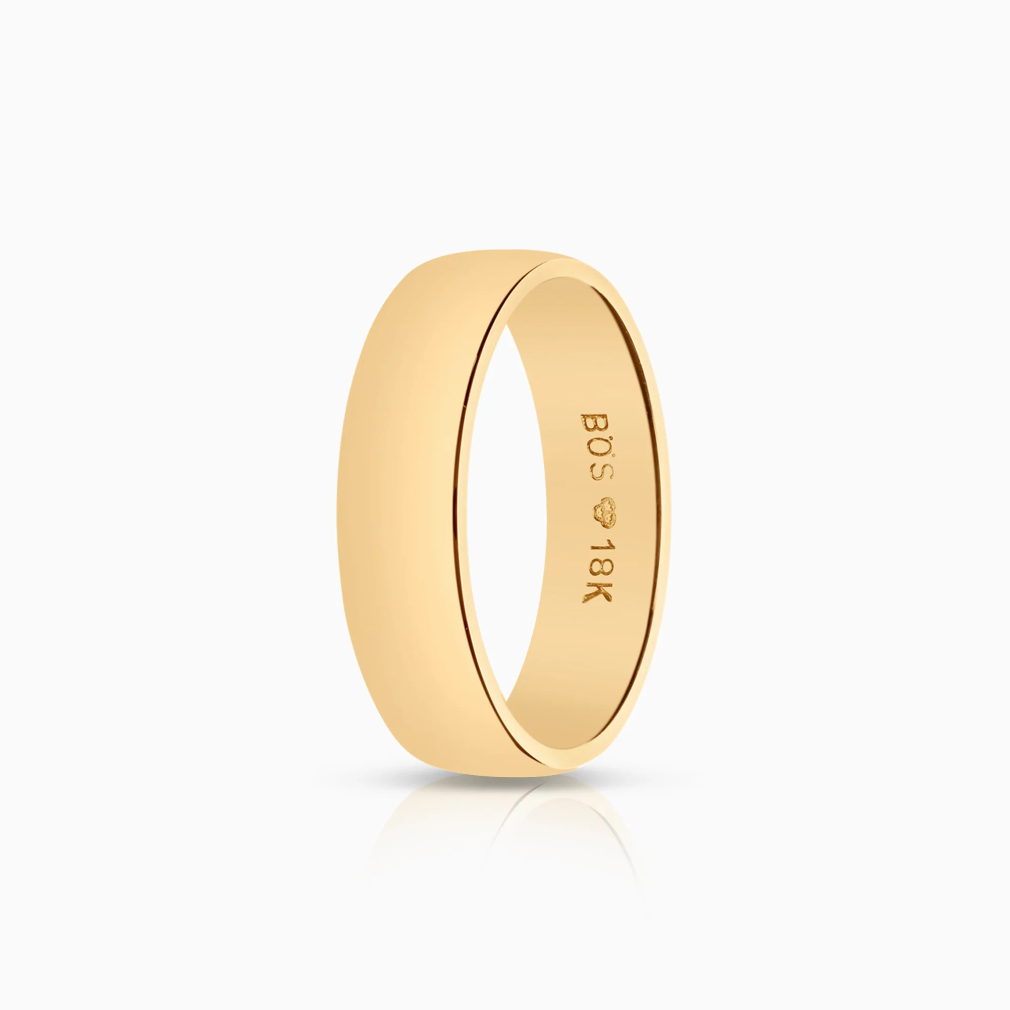 Plain ring 4.68g 18K gold