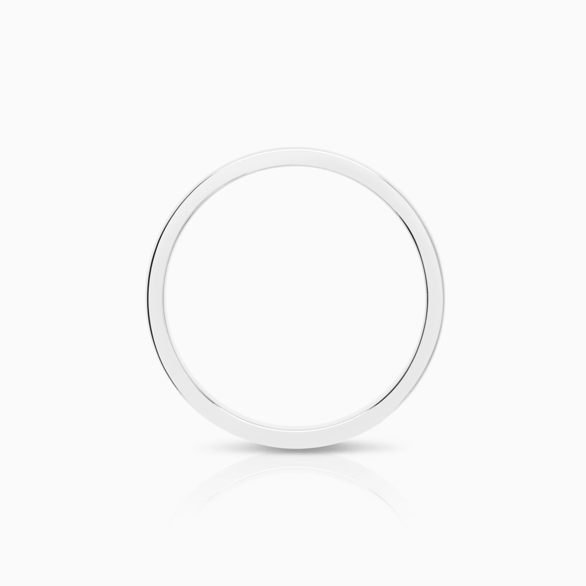 Plain ring 4.70g 18K white gold - Image 2
