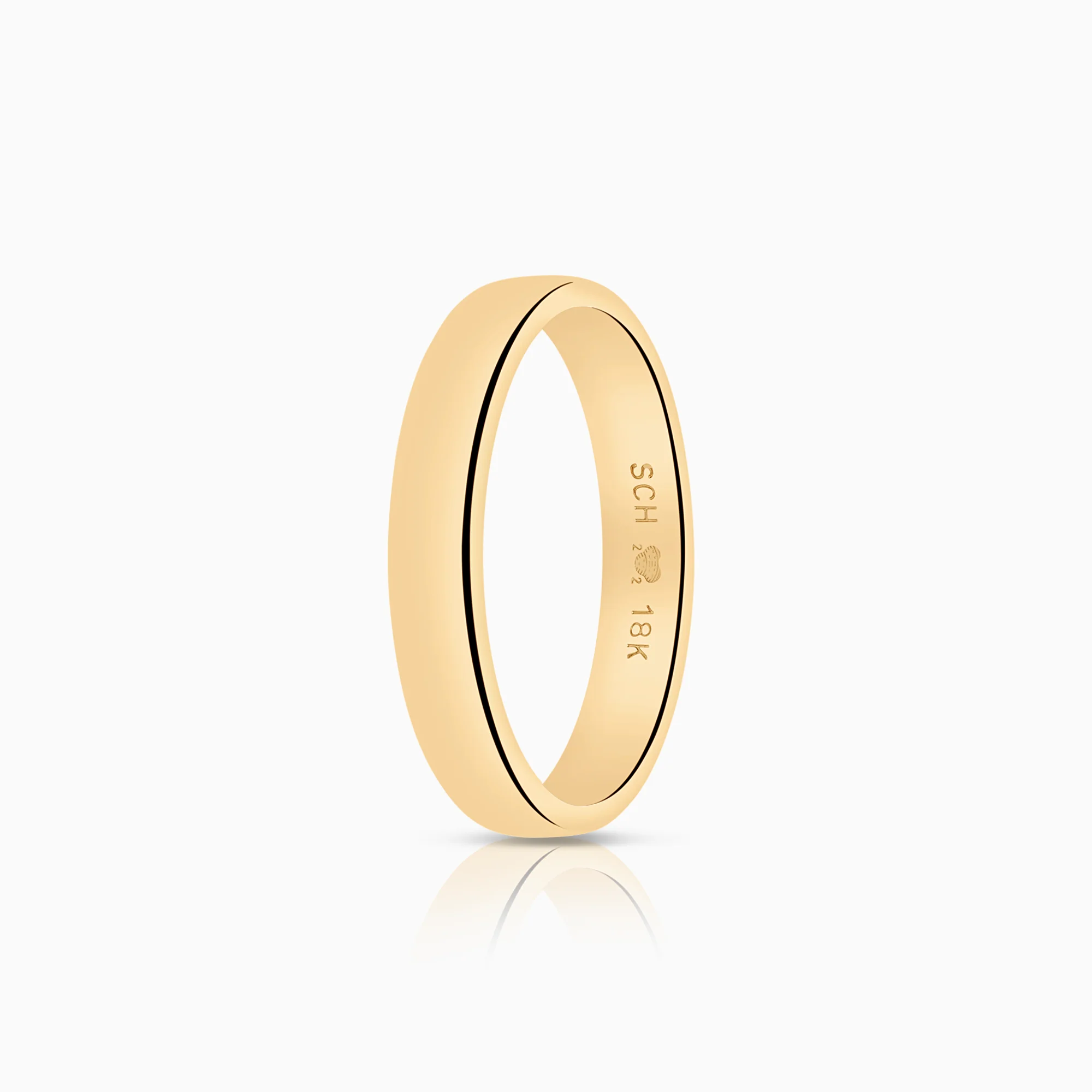 Plain ring 4.77g 18K gold