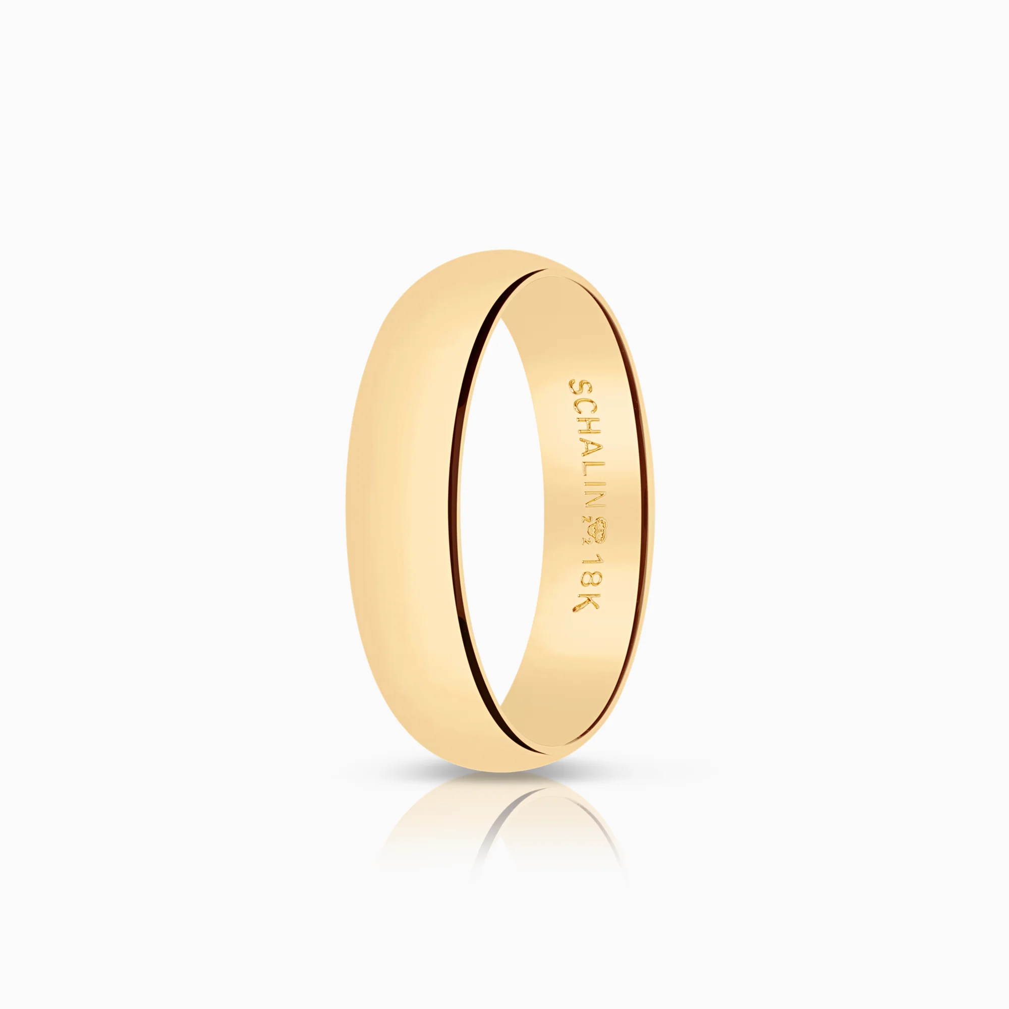 Plain ring 4.83g 18K gold