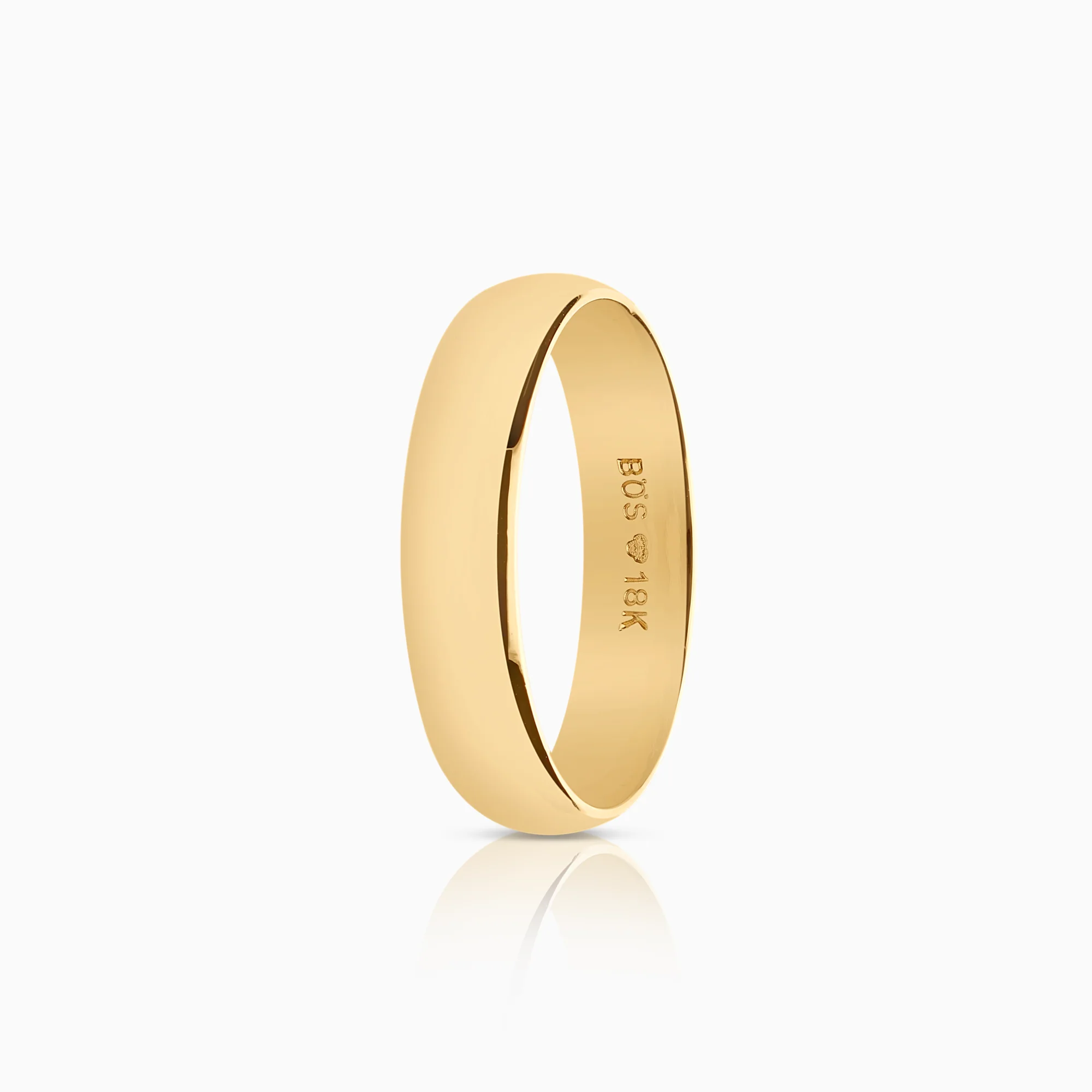 Plain ring 4.94g 18K gold.