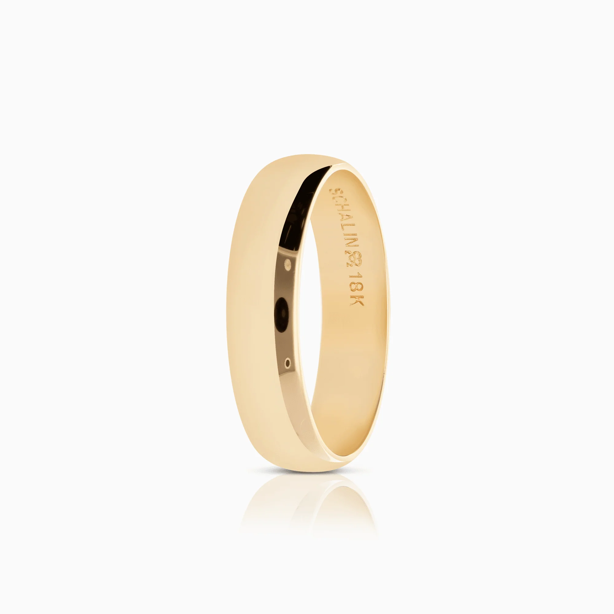 Plain ring 4.40g 18K gold