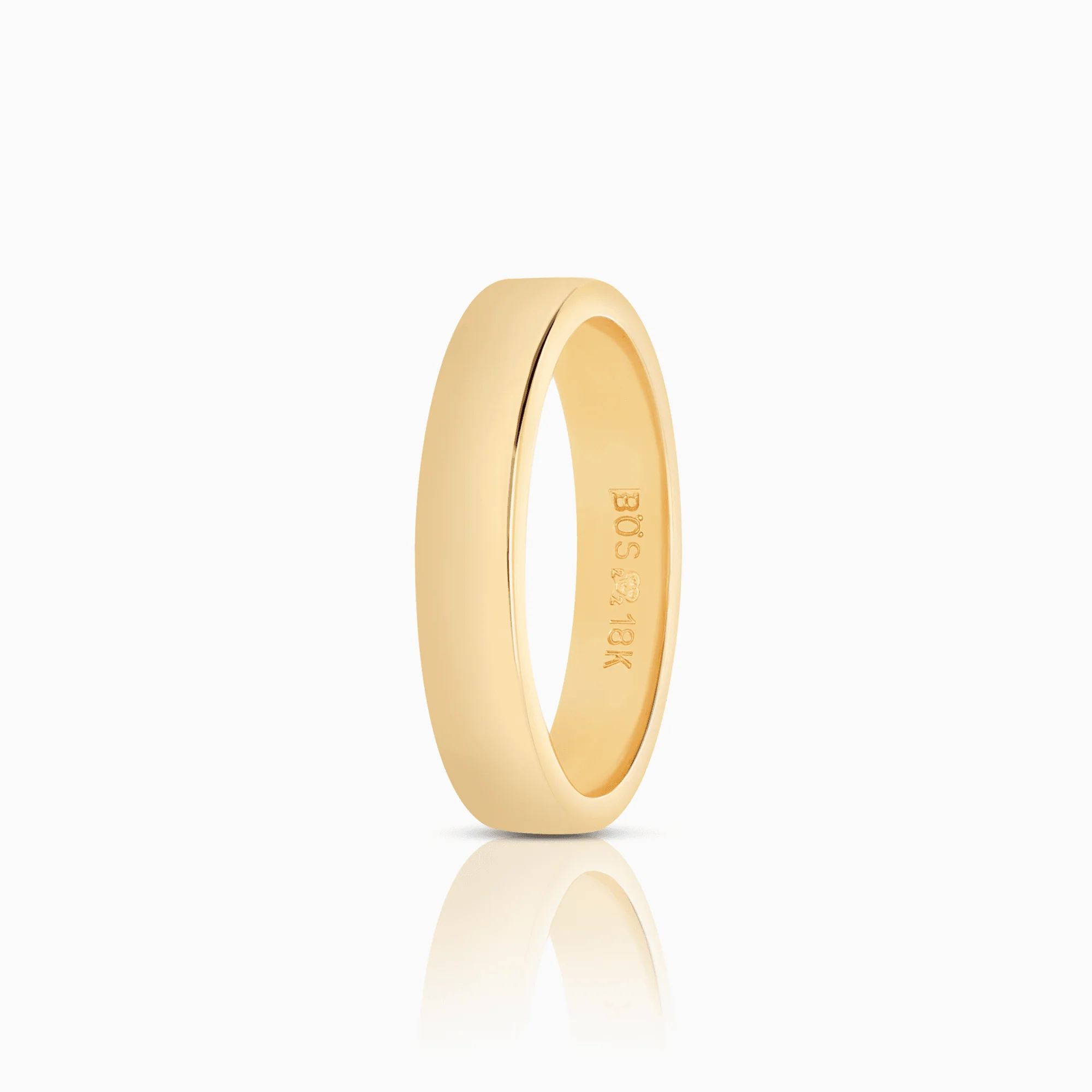 Plain ring 4.87g 18K gold