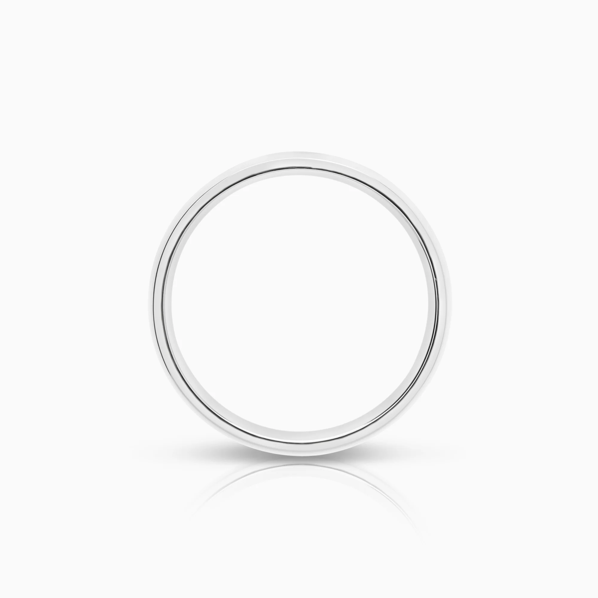 Plain ring 5.17g 18K white gold - Image 2