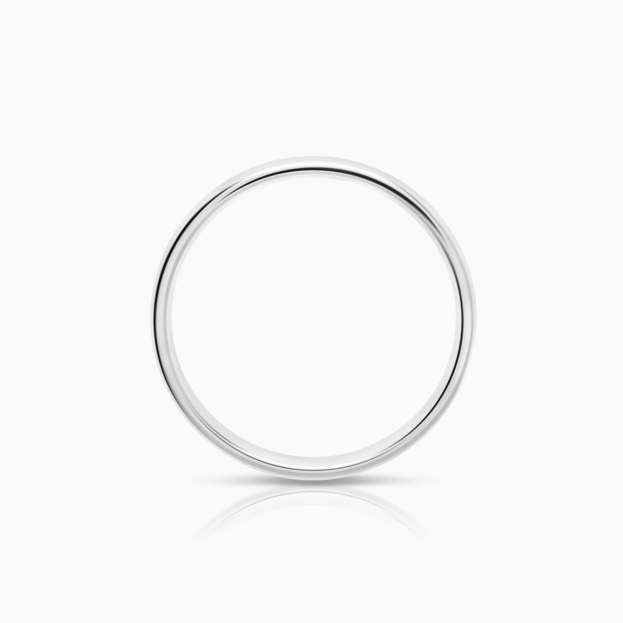 Plain ring 5.17g 18K white gold - Image 2