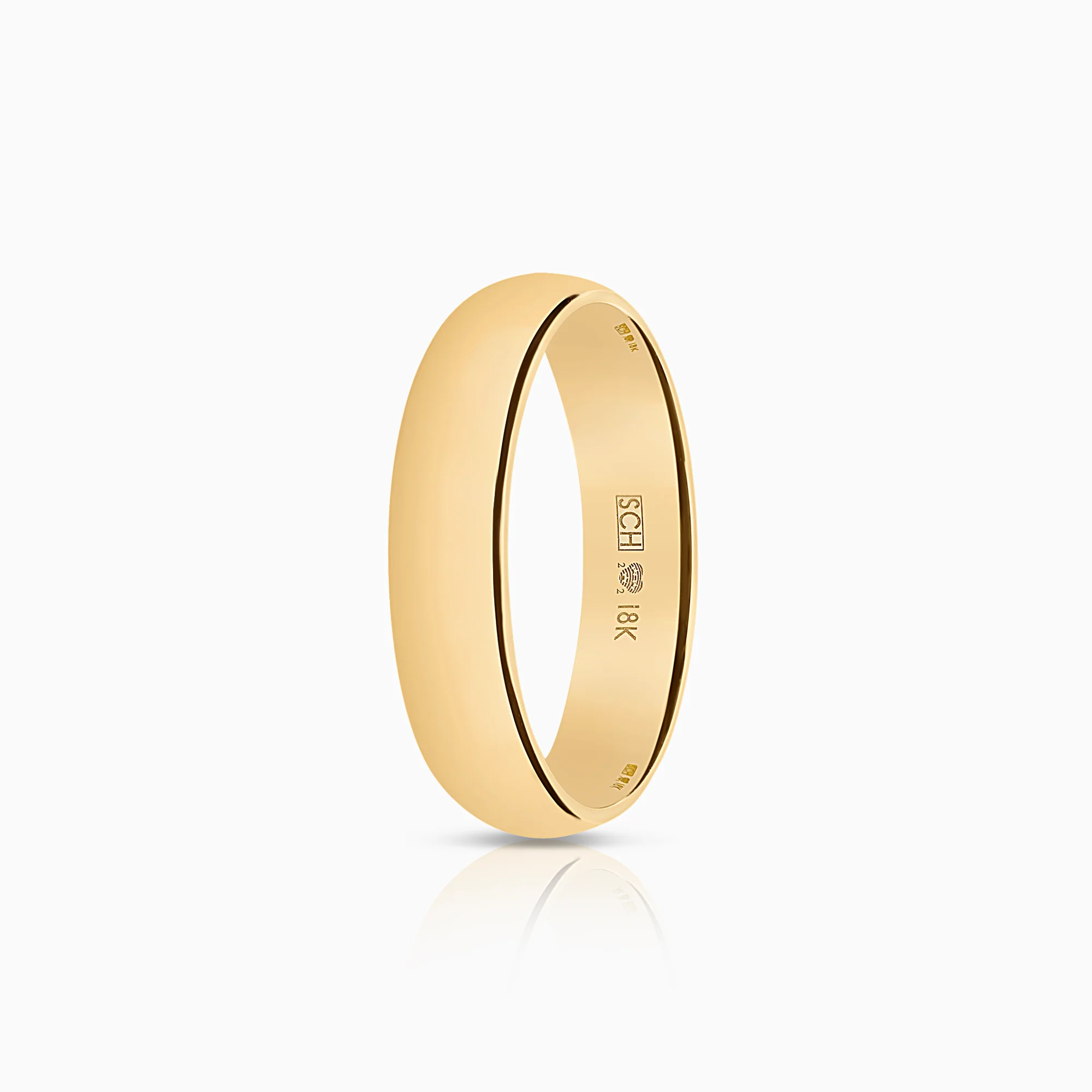Plain ring Schalins 5.18g 18K gold
