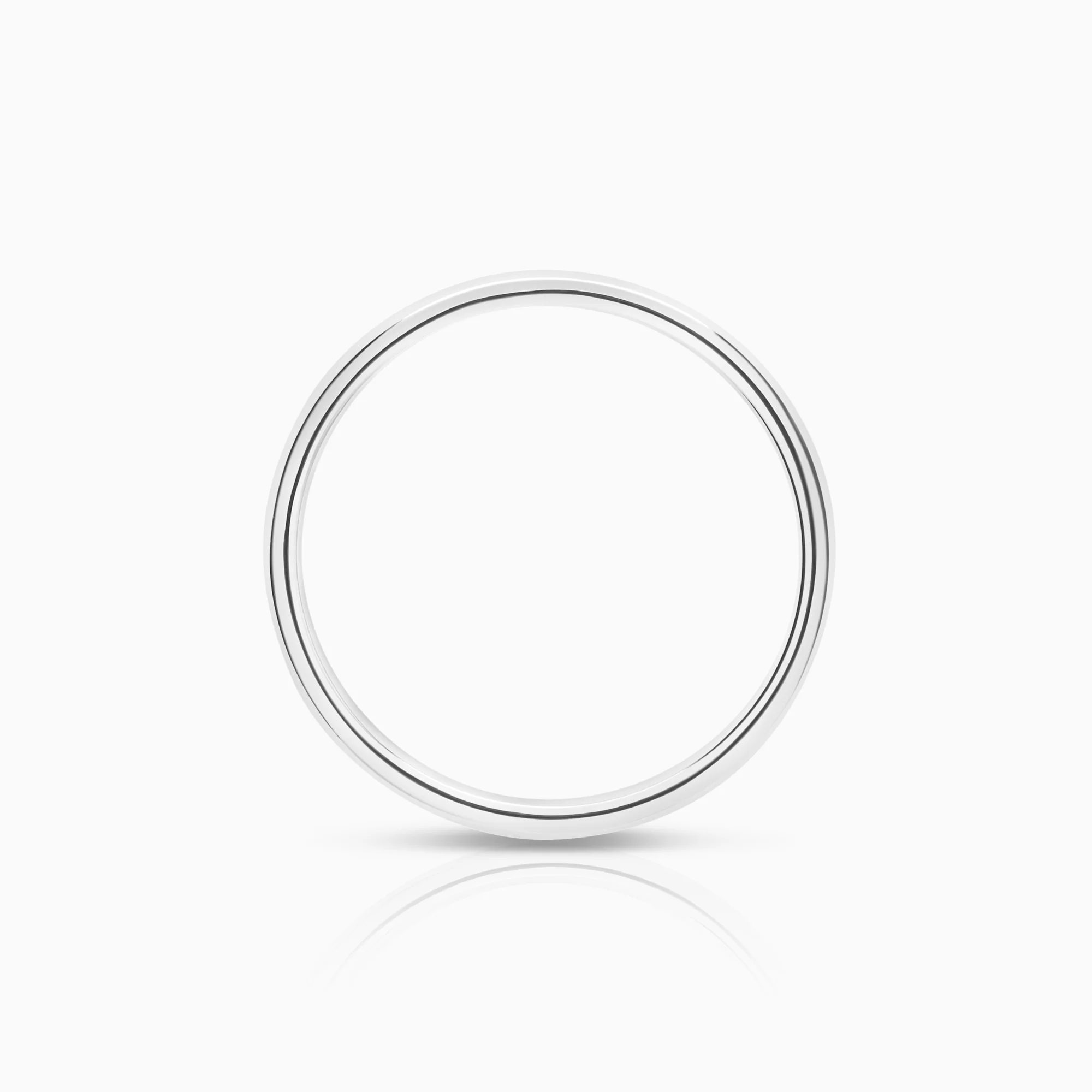 Plain ring 5.20g 18K white gold - Image 2