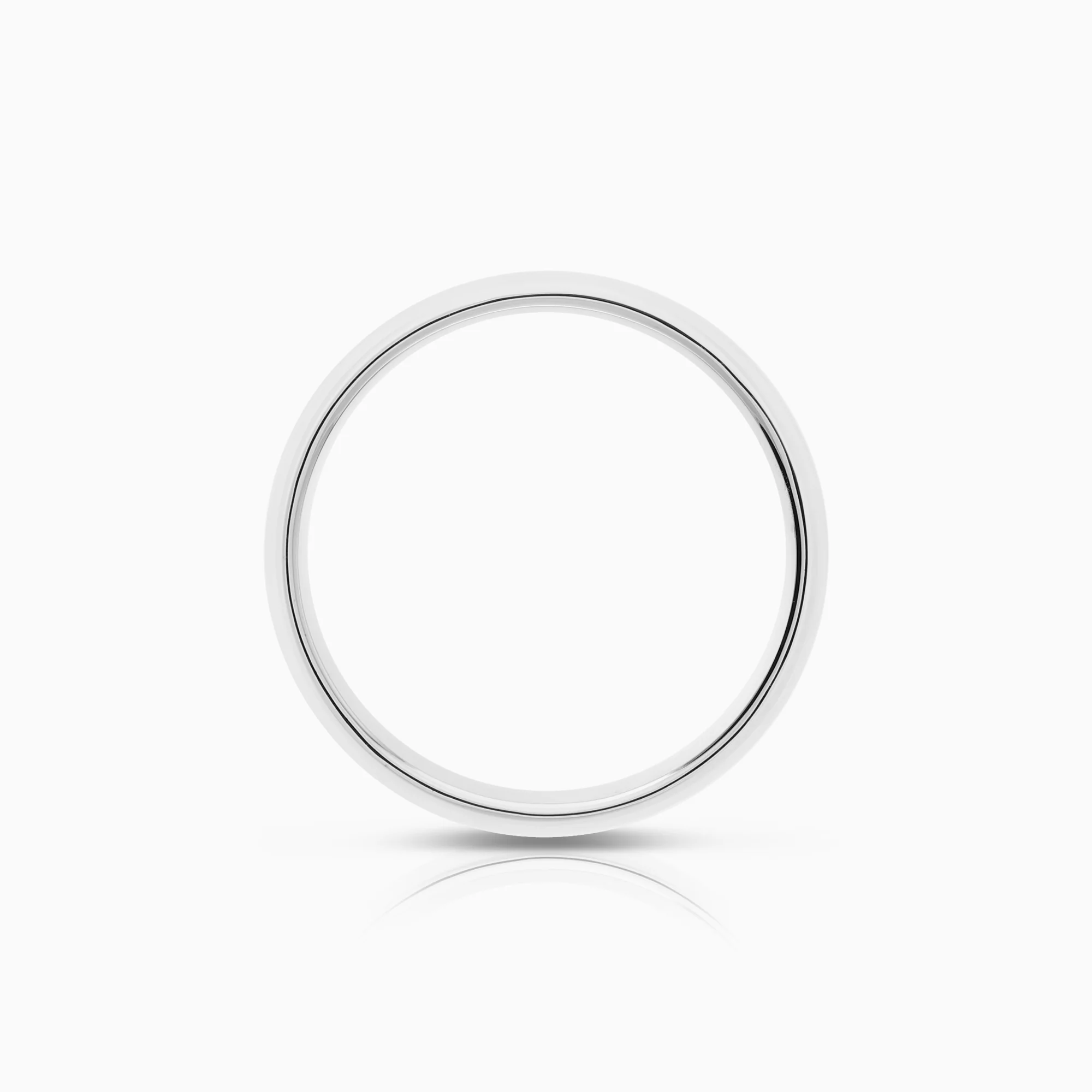Plain ring 5.26g 18K white gold - Image 2